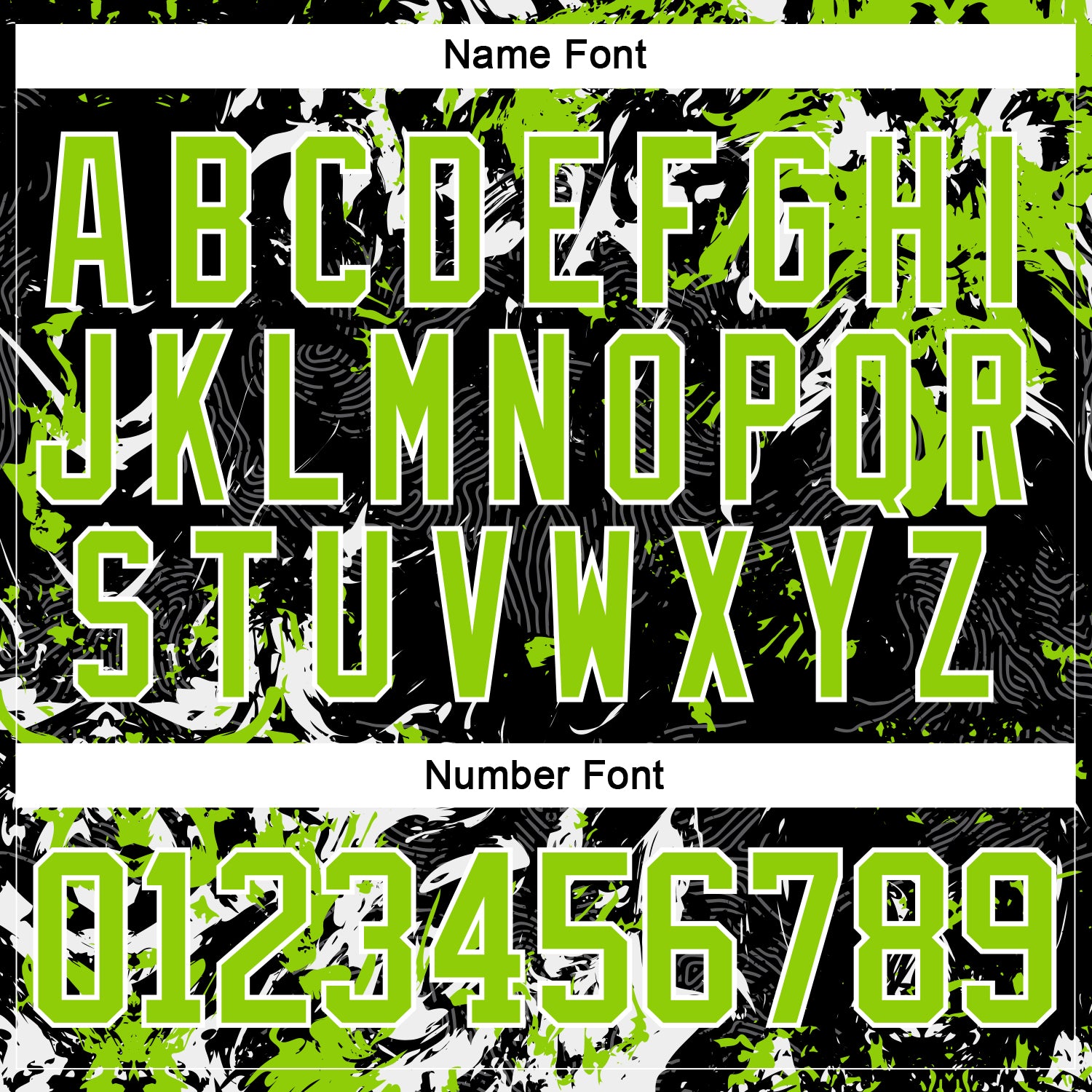 Custom Black Neon Green-White 3D Fluid Art Splash Hockey Lace Neck Jersey