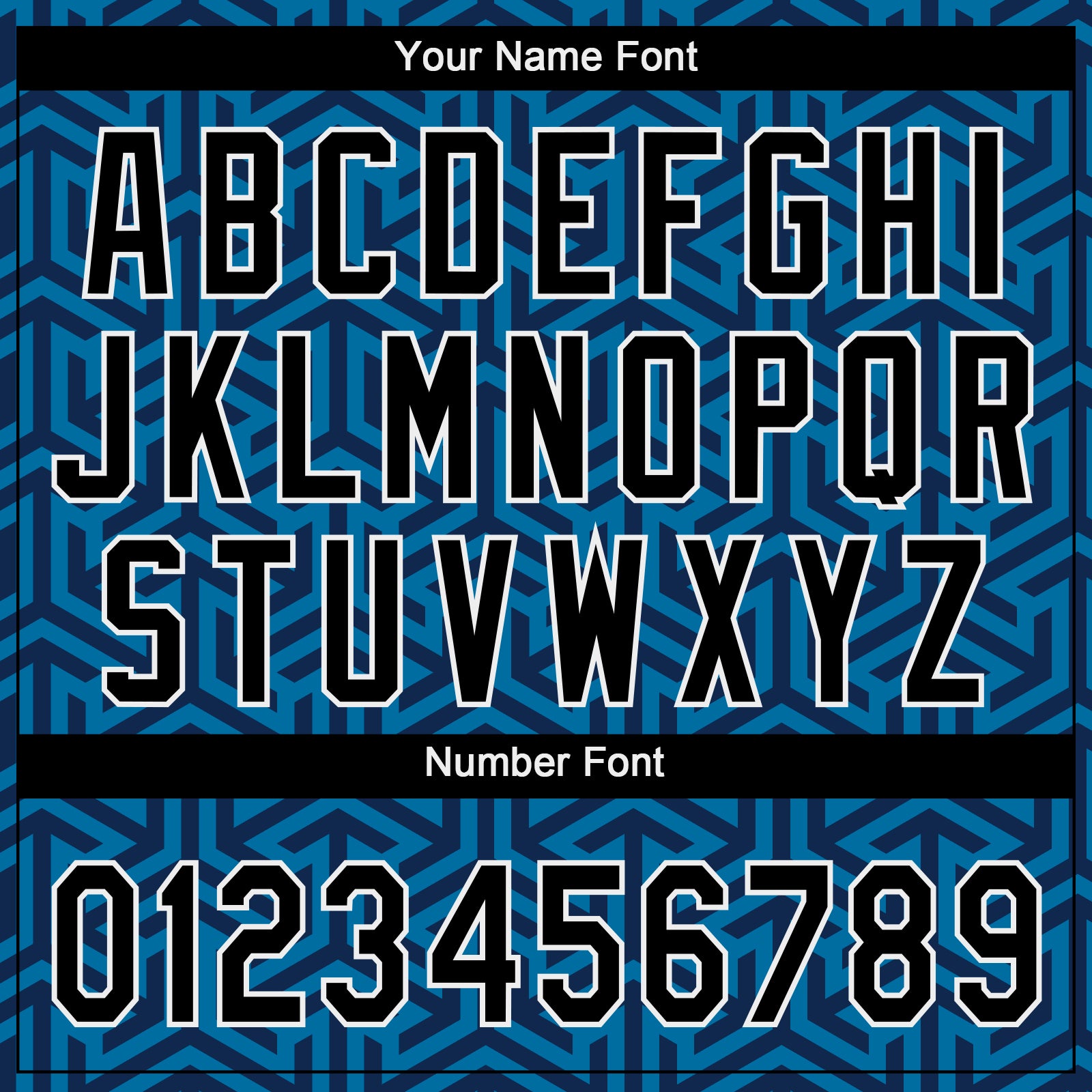 Custom Blue Black-White 3D Pattern Design Authentic Baseball Jersey