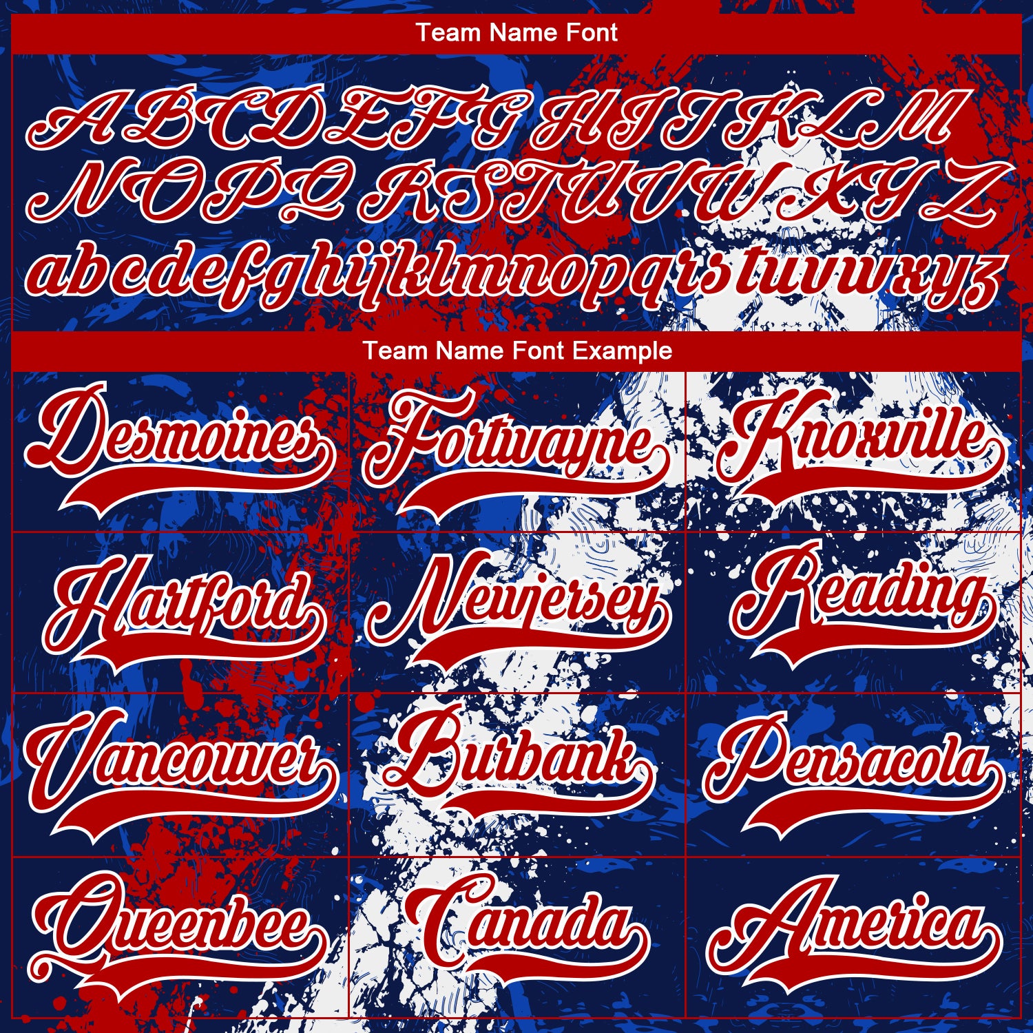 Custom Navy Red Thunder Blue-White 3D Splash Art Hockey Lace Neck Jersey