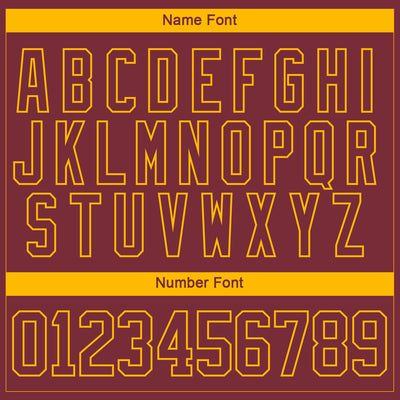 Custom Burgundy Gold-White 3D Pattern Abstract Shape Hockey Lace Neck Jersey