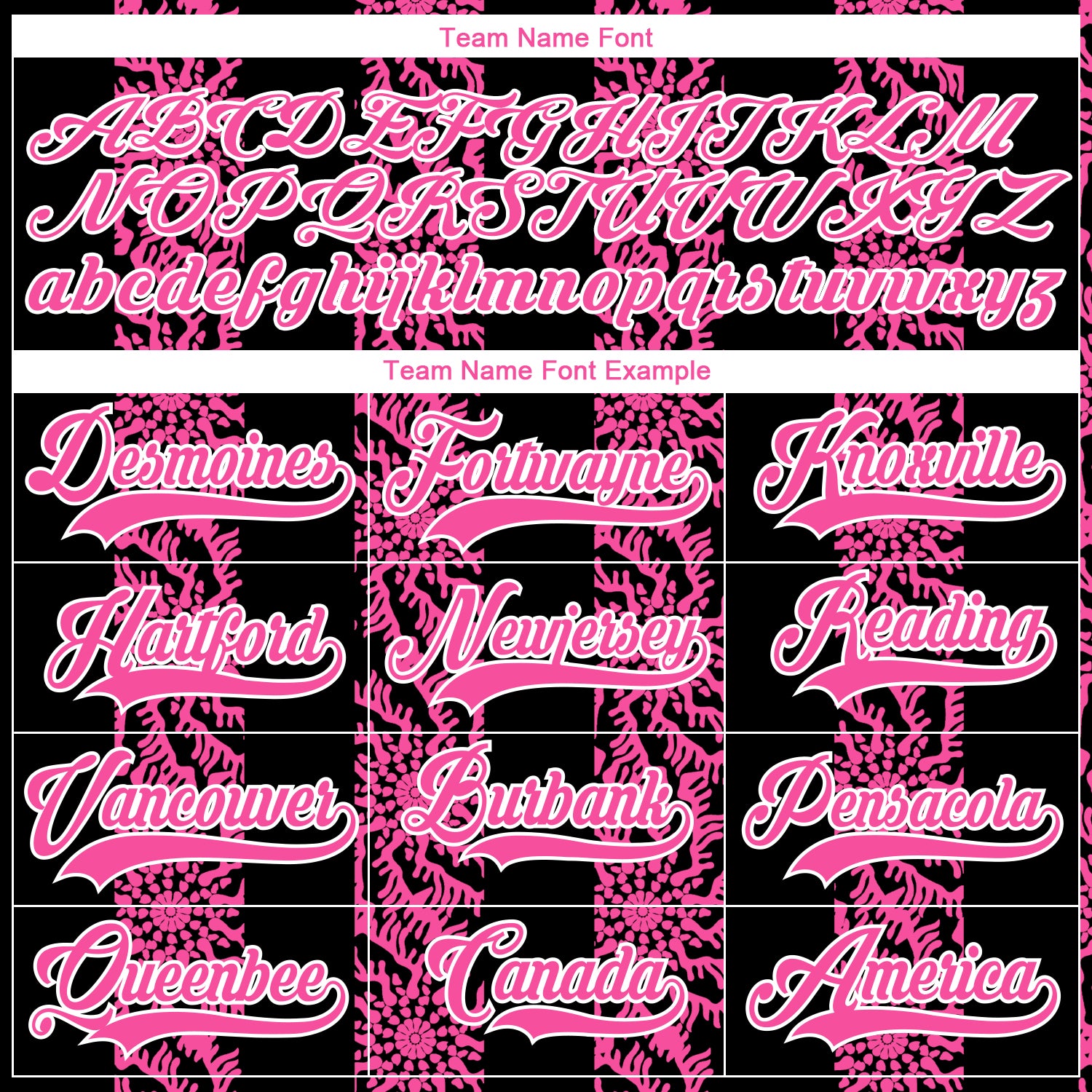 Custom Black Pink-White 3D Pattern Abstract Shape Hockey Lace Neck Jersey