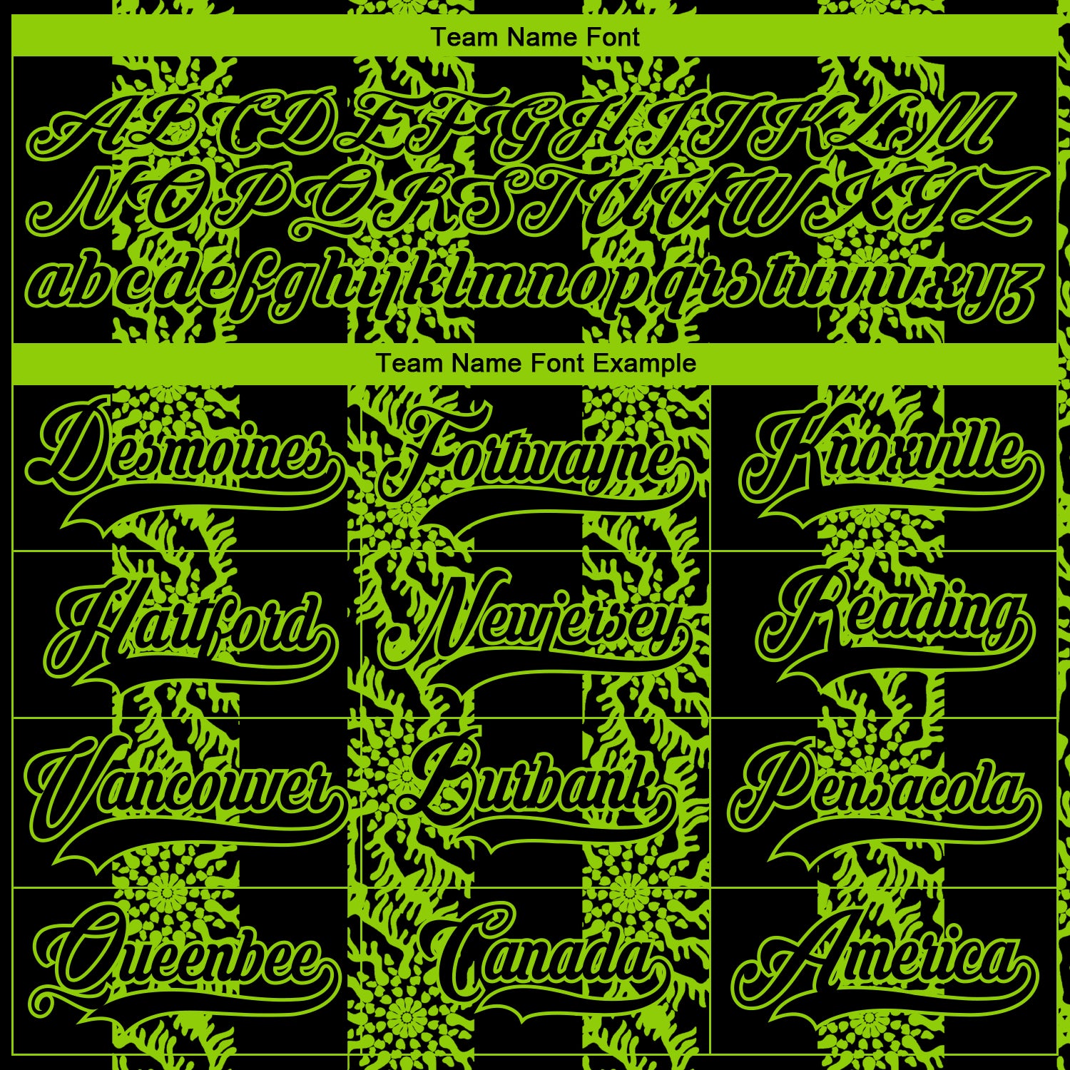 Custom Black Neon Green-White 3D Pattern Abstract Shape Hockey Lace Neck Jersey
