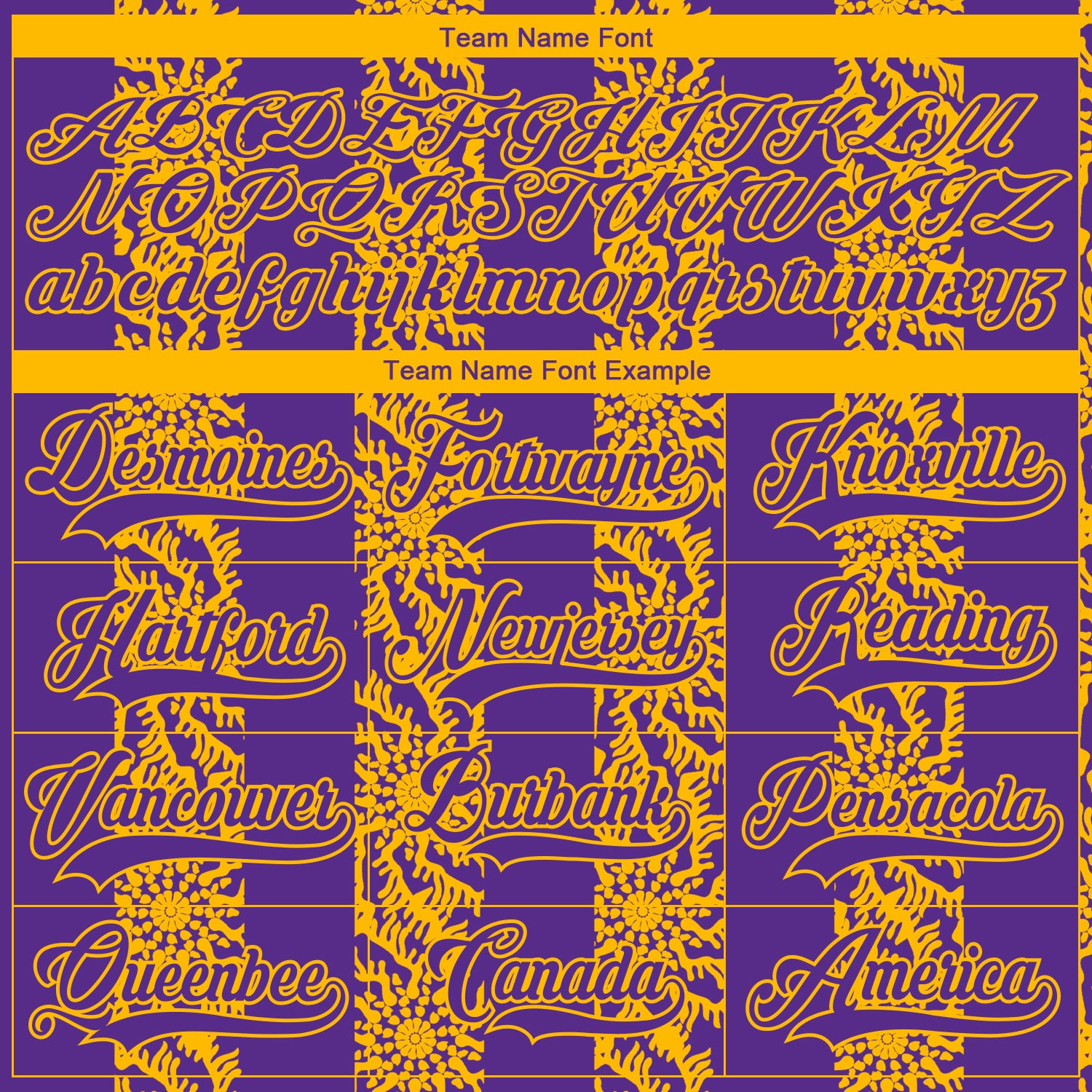 Custom Purple Gold-White 3D Pattern Abstract Shape Hockey Lace Neck Jersey