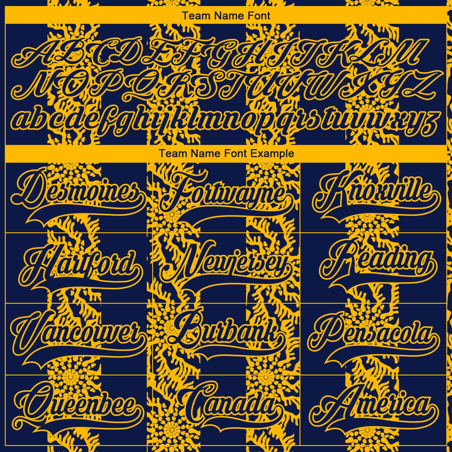 Custom Navy Gold-White 3D Pattern Abstract Shape Hockey Lace Neck Jersey