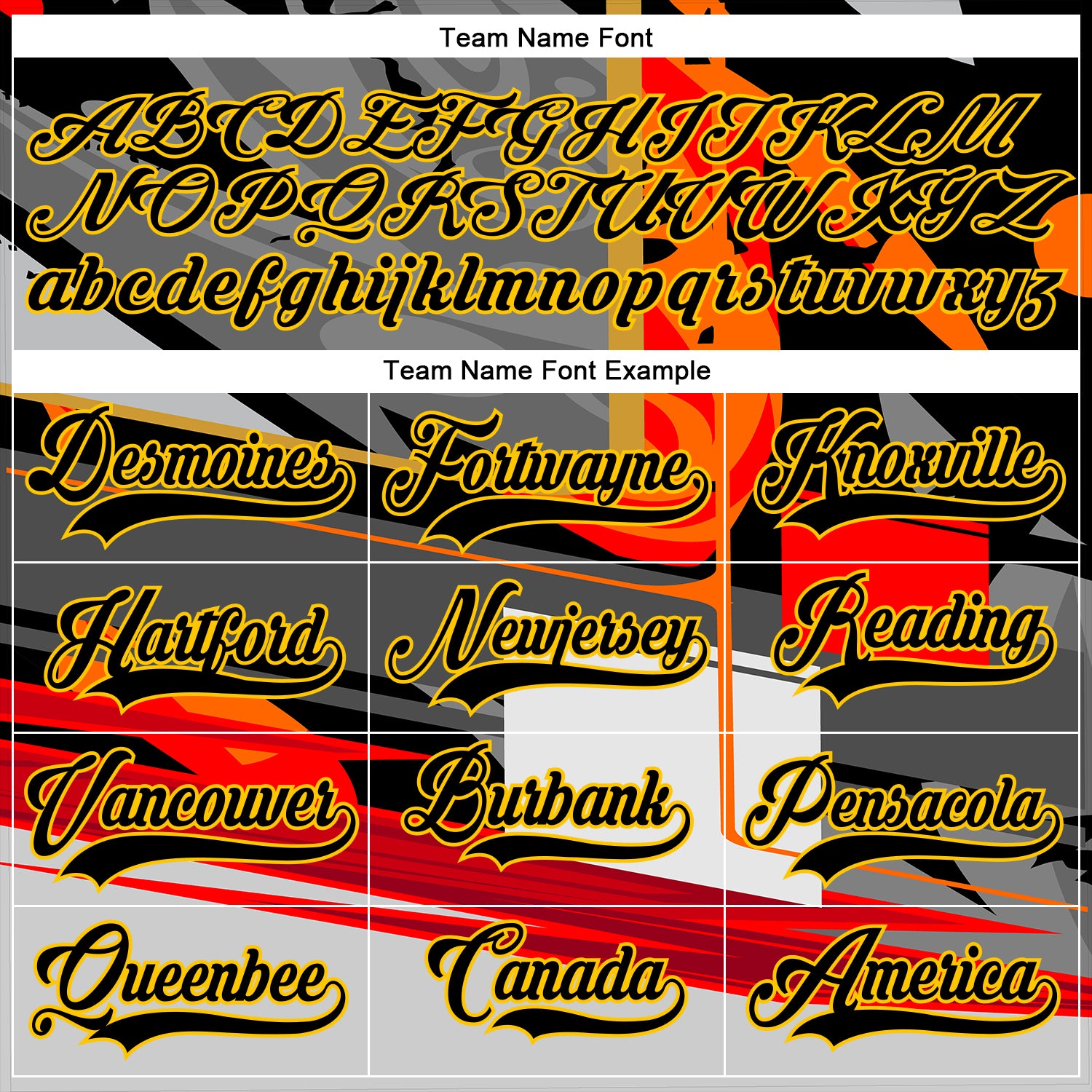 Custom Black Red-Yellow 3D Pattern Abstract Hockey Lace Neck Jersey