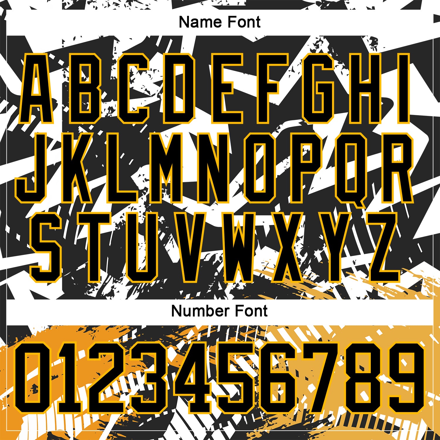 Custom Black Gold-White 3D Pattern Abstract Hockey Lace Neck Jersey