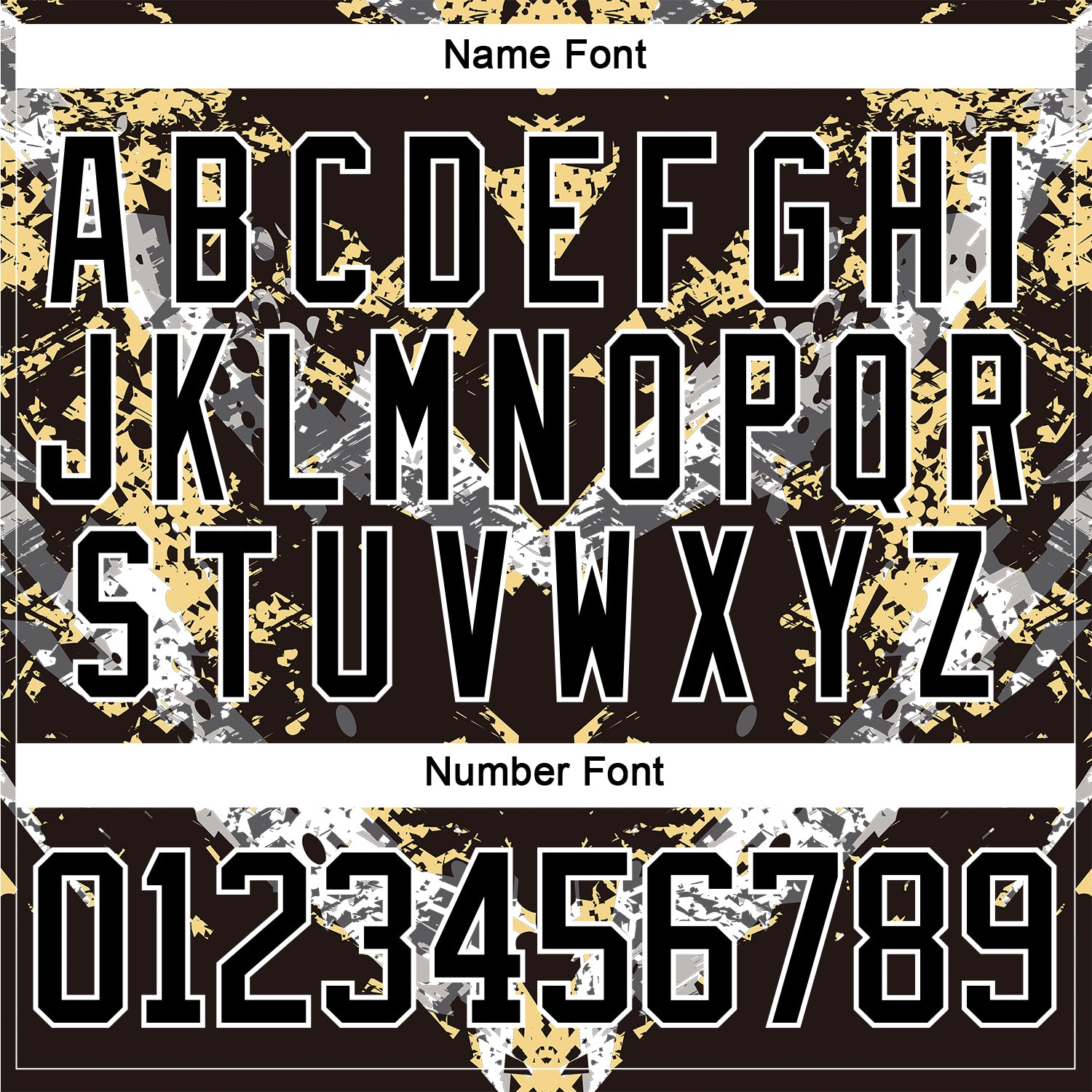 Custom Black Vegas Gold-White 3D Pattern Abstract Grunge Hockey Lace Neck Jersey