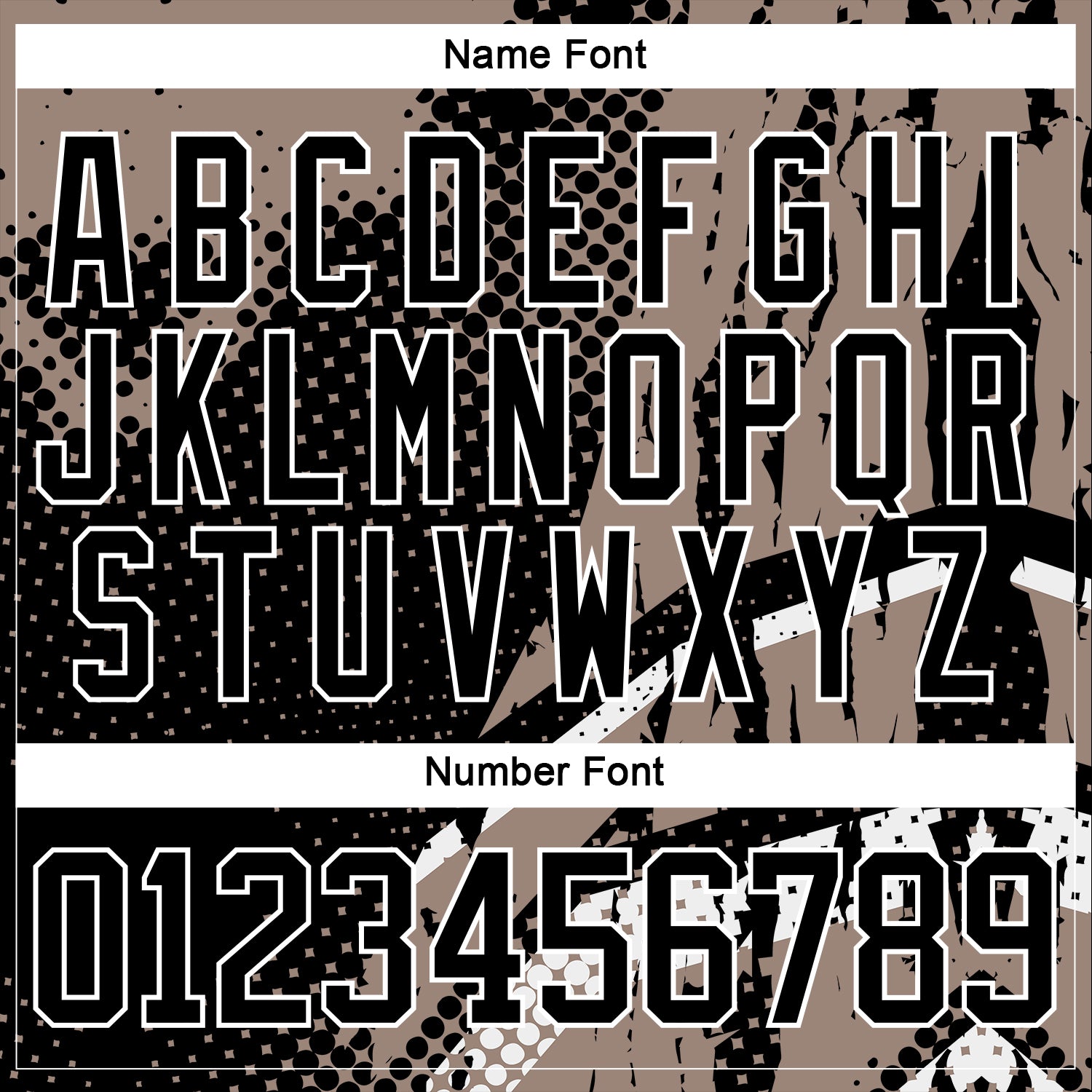 Custom Black Brown-White 3D Pattern Abstract Hockey Lace Neck Jersey