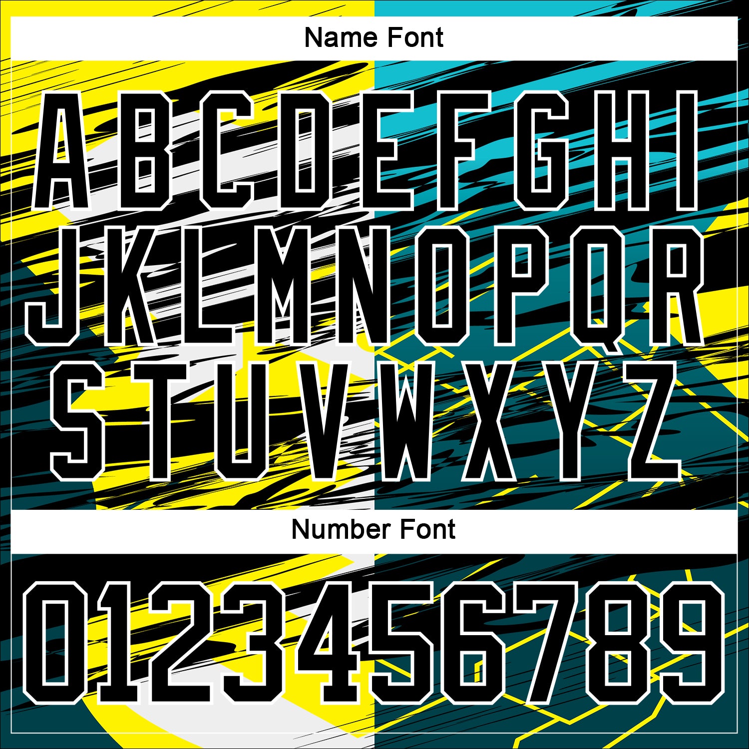 Custom Black Green-Yellow 3D Pattern Abstract Split Hockey Lace Neck Jersey