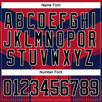 Custom Red Black Blue-White 3D Pattern Cyber Mecha E-sport Hockey Jersey