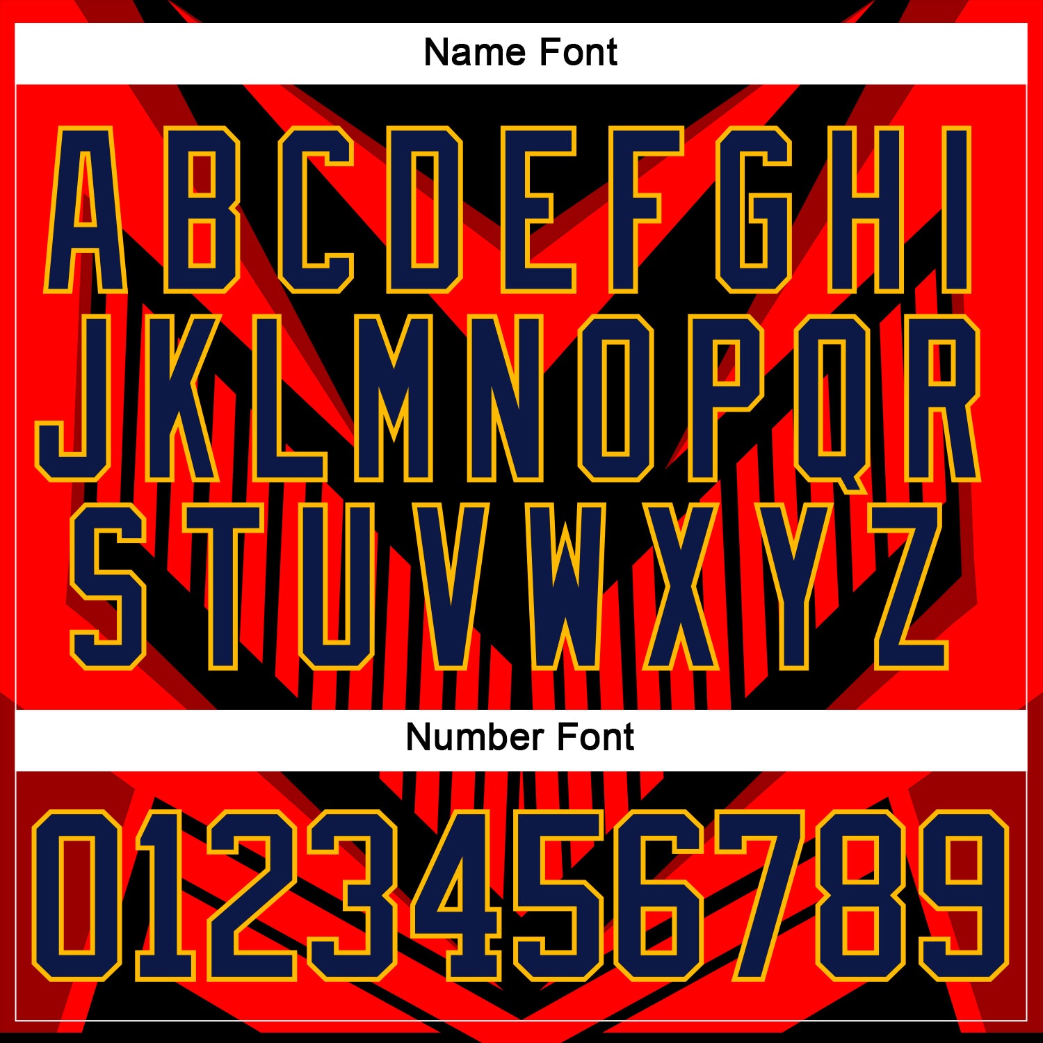 Custom Orange Navy Black-Gold 3D Pattern Cyber Mecha E-sport Hockey Jersey