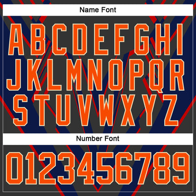 Custom Black Orange Gold Blue Cream-White 3D Pattern Cyber Mecha E-sport Hockey Jersey