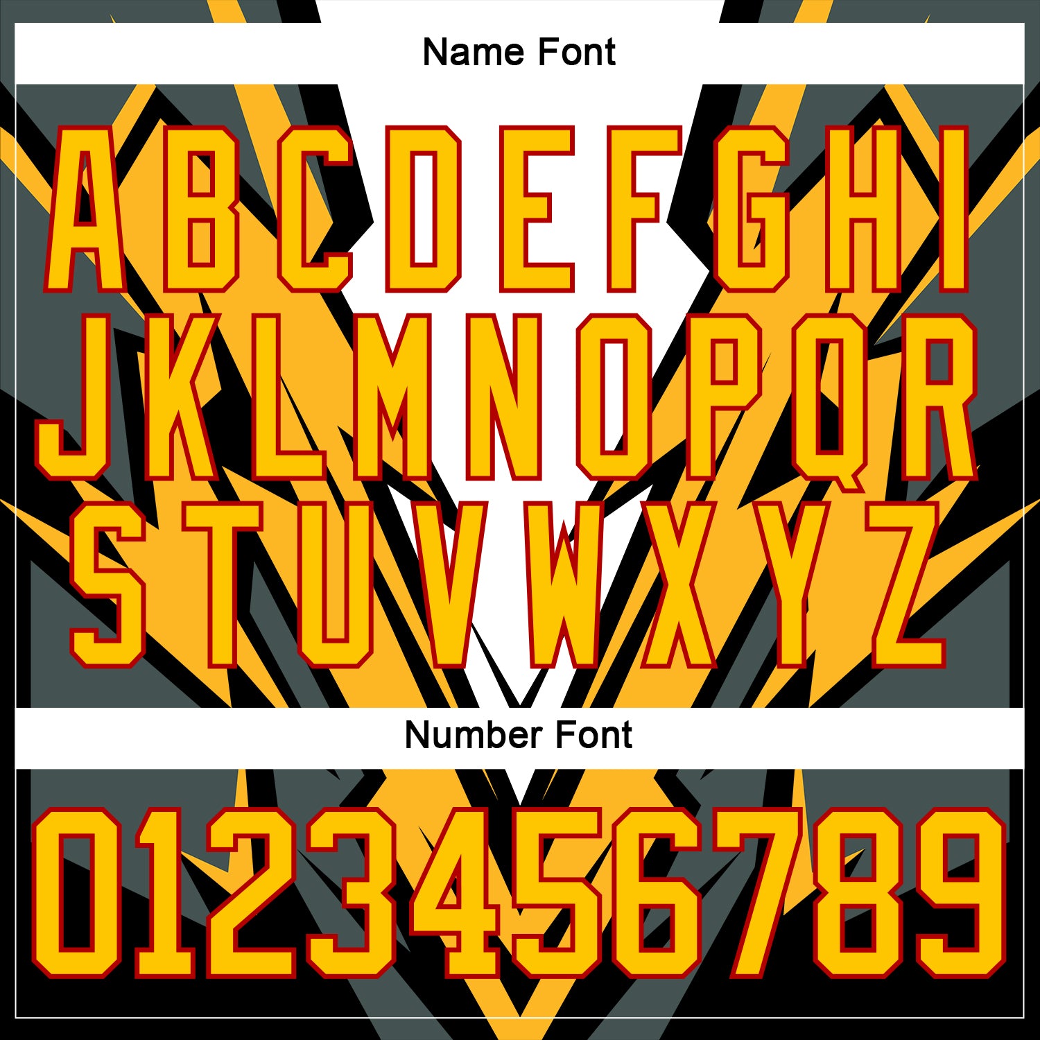 Custom Black Yellow Royal-Red 3D Pattern Cyber Mecha E-sport Hockey Jersey