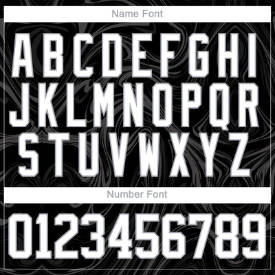 Custom Black White-Gray 3D Splash Art Hockey Lace Neck Jersey