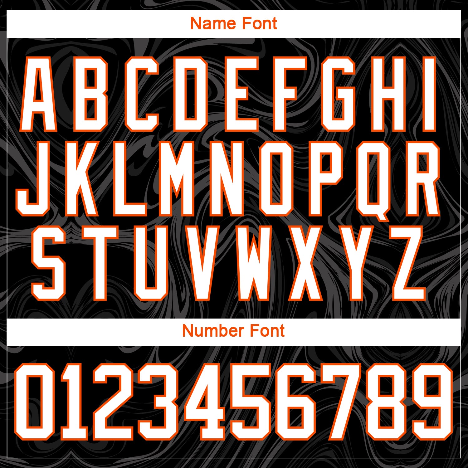 Custom Black White-Orange 3D Splash Art Hockey Lace Neck Jersey