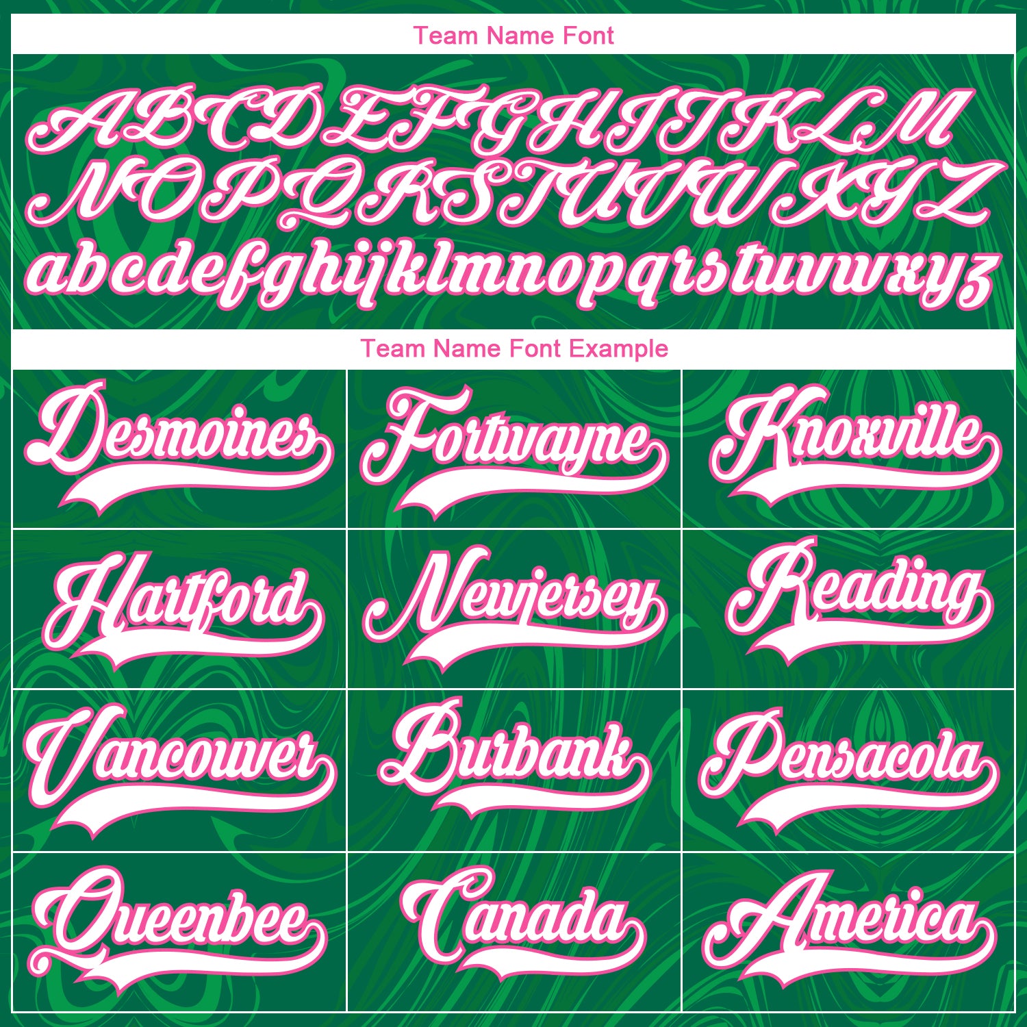 Custom Kelly Green White-Pink 3D Splash Art Hockey Lace Neck Jersey