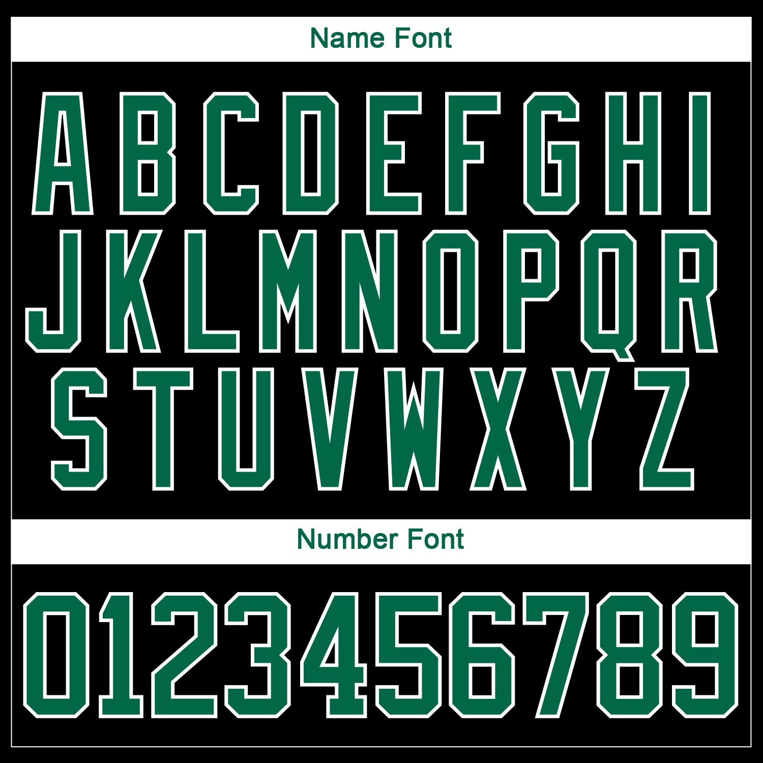 Custom Kelly Green Black-White 3D Pattern Geometric Shape Hockey Lace Neck Jersey