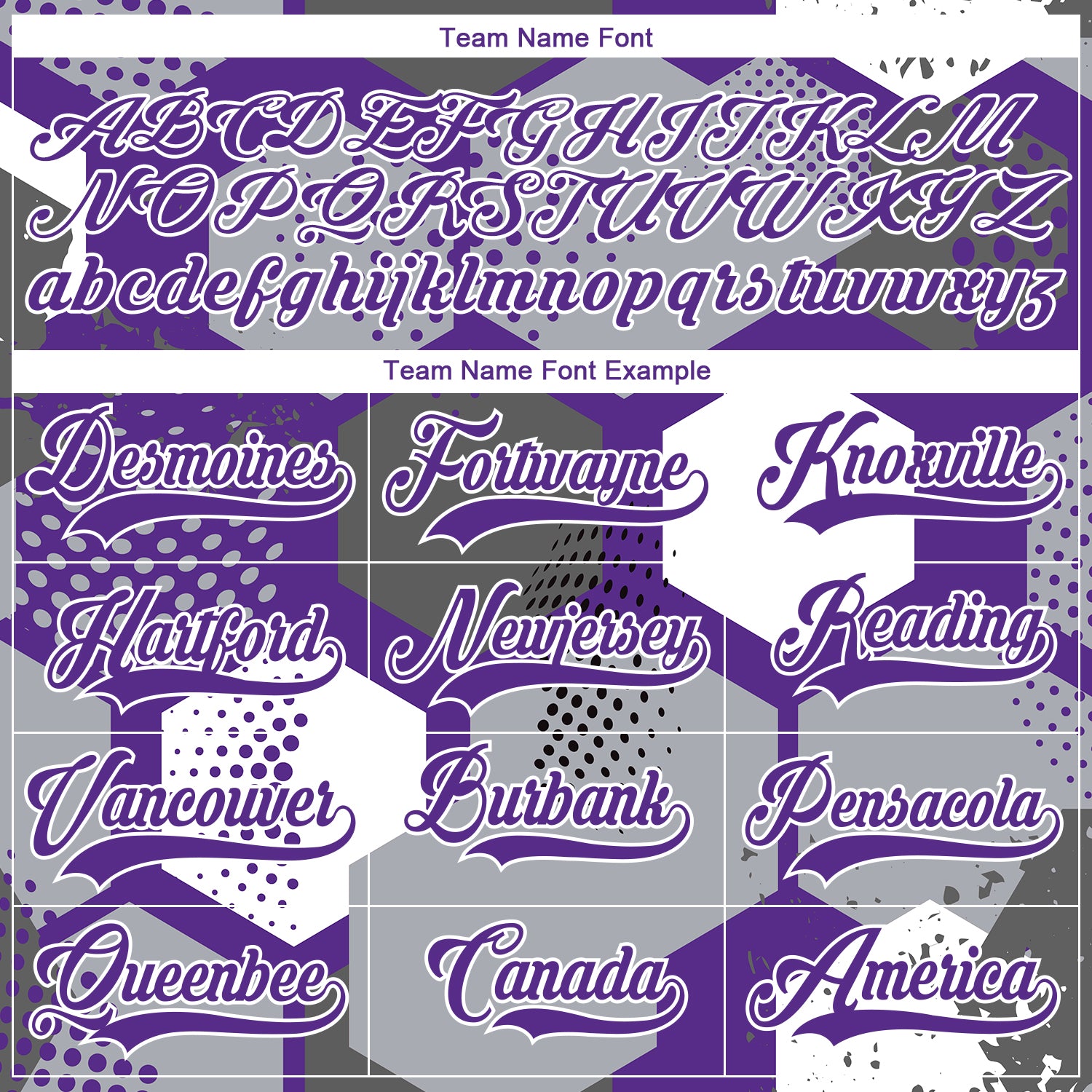 Custom Gray Purple-White 3D Pattern Geometric Shape Hockey Lace Neck Jersey