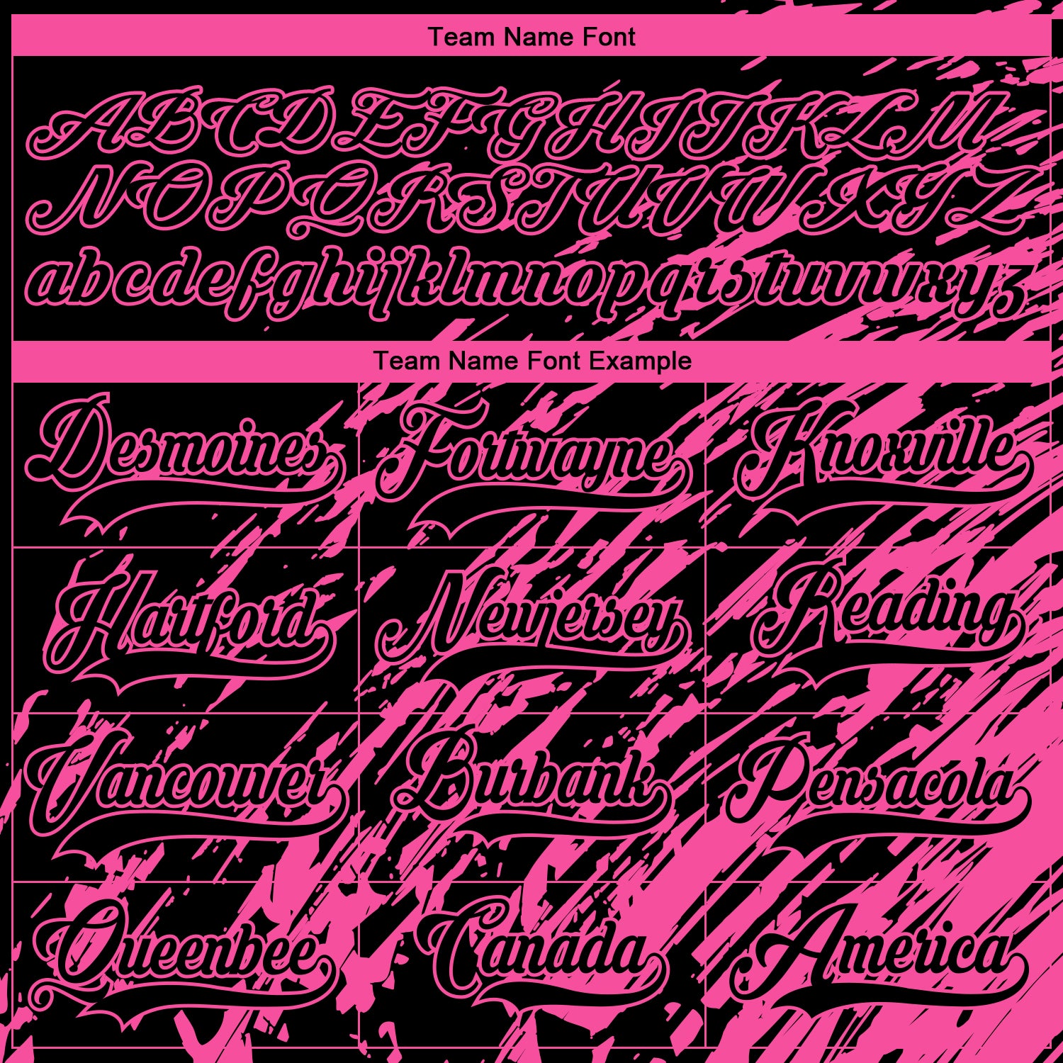 Custom Black Pink-White 3D Splash Art Hockey Lace Neck Jersey