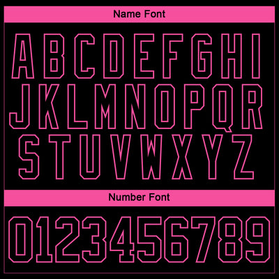 Custom Black Pink-White 3D Splash Art Hockey Lace Neck Jersey