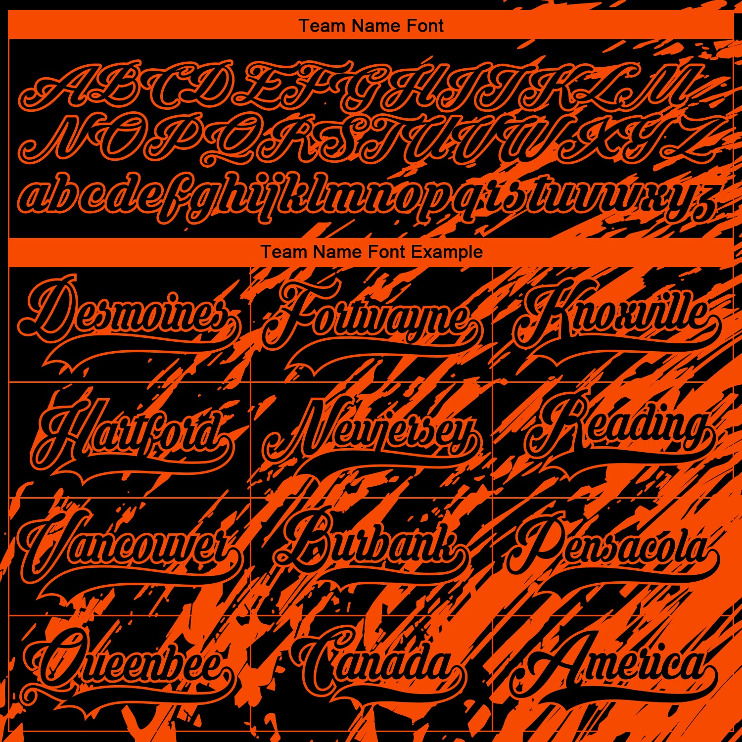 Custom Black Orange-White 3D Splash Art Hockey Lace Neck Jersey