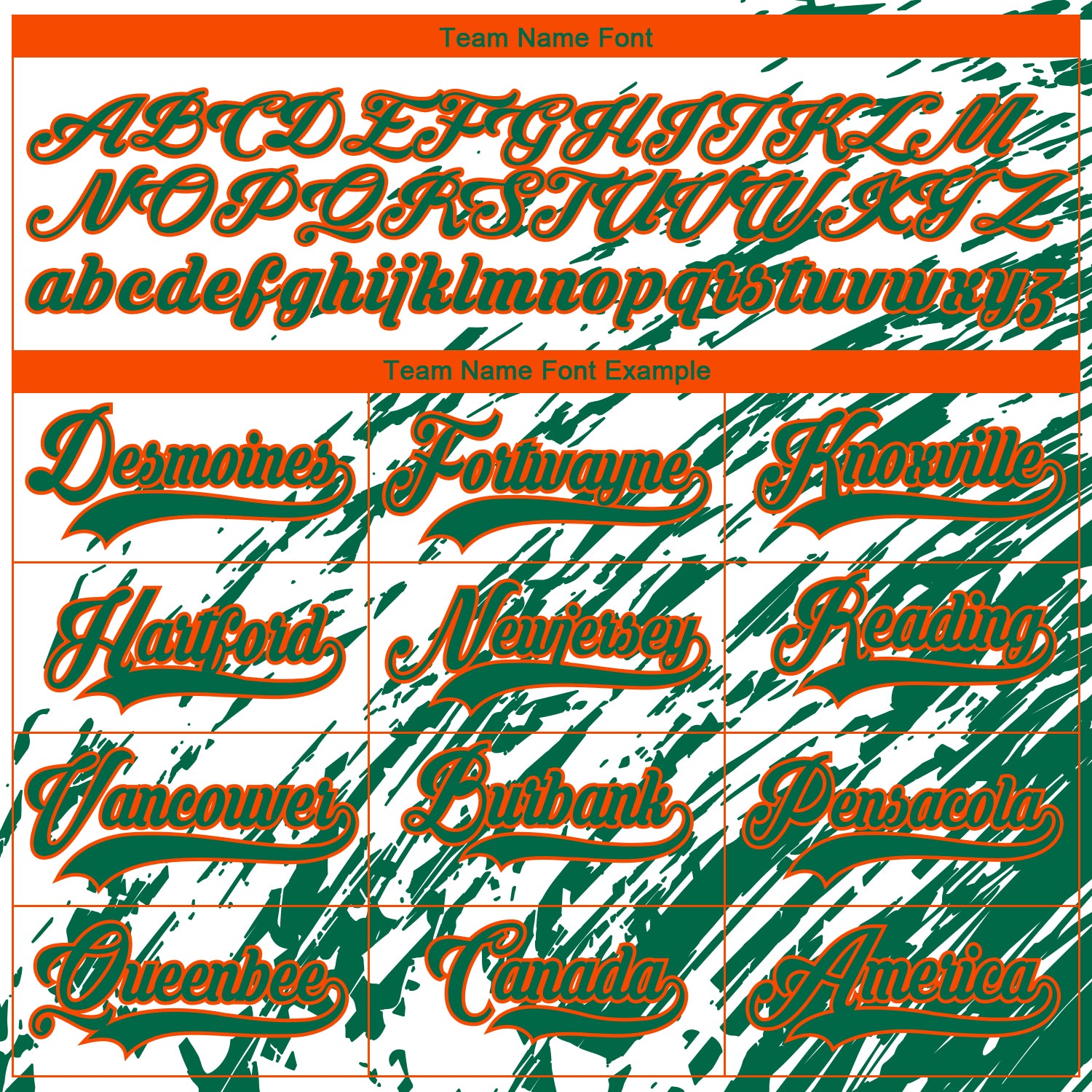 Custom White Kelly Green-Orange 3D Splash Art Hockey Lace Neck Jersey