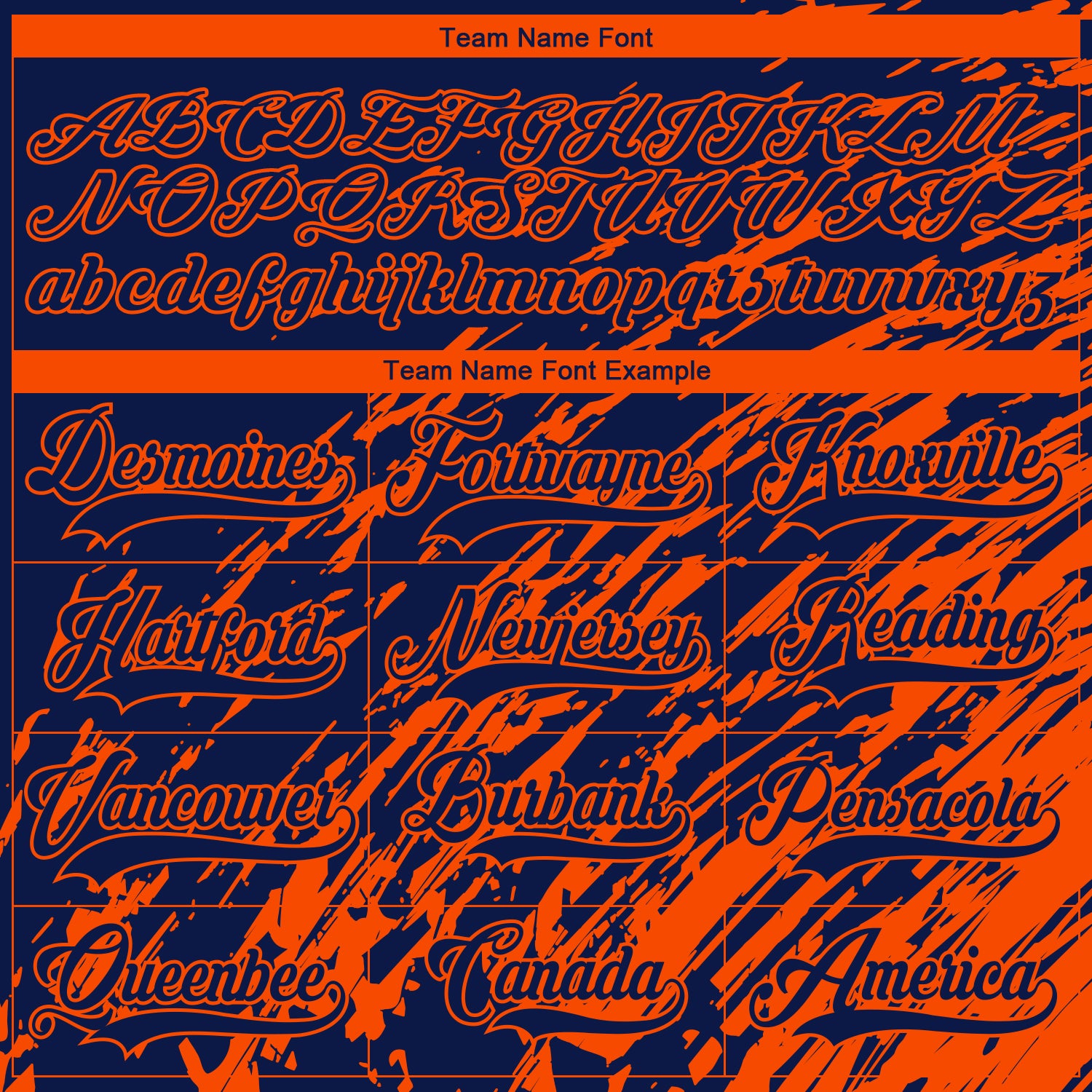 Custom Navy Orange-White 3D Splash Art Hockey Lace Neck Jersey