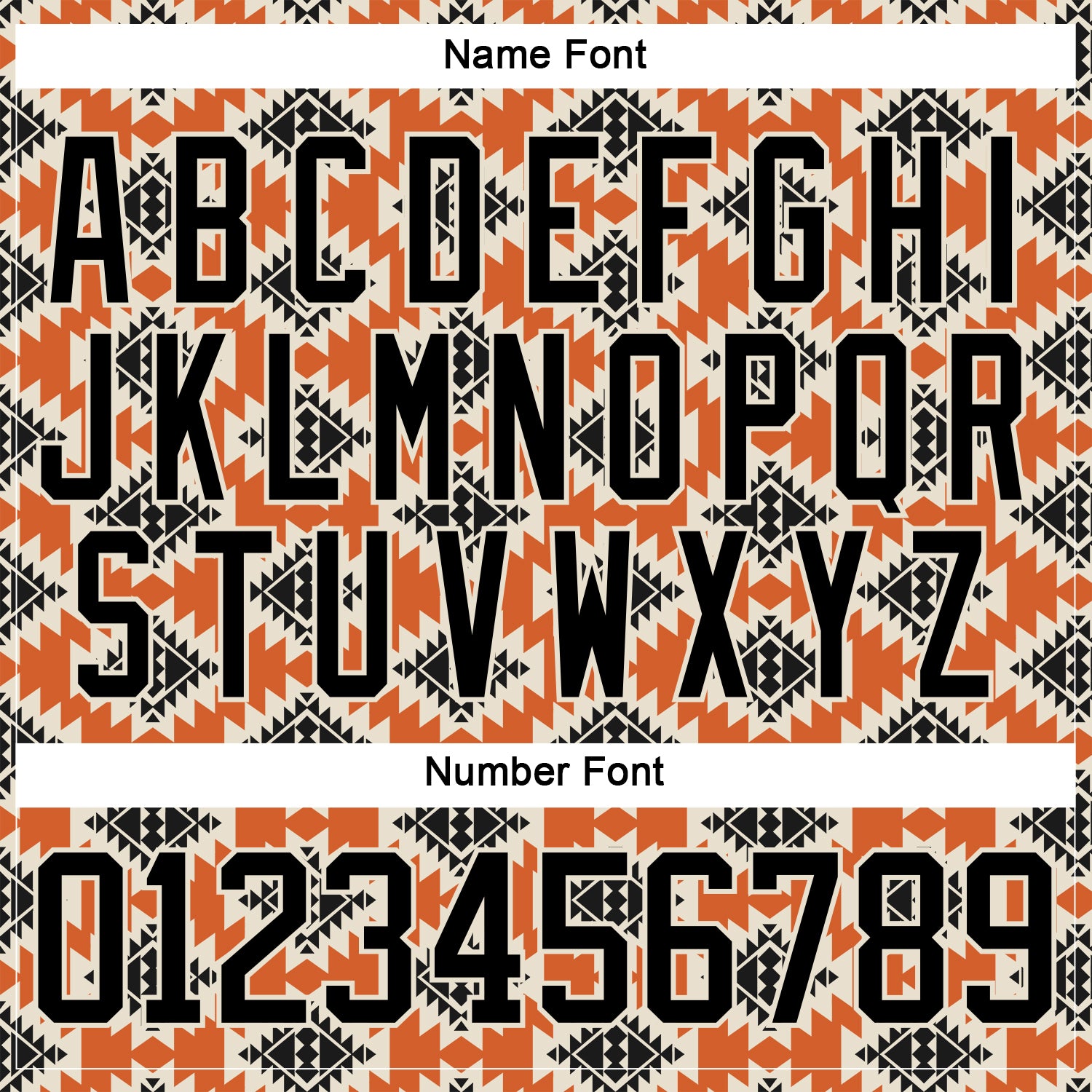 Custom Black Orange-Cream 3D Pattern Native Americans Tribal Indigenous People Hockey Lace Neck Jersey