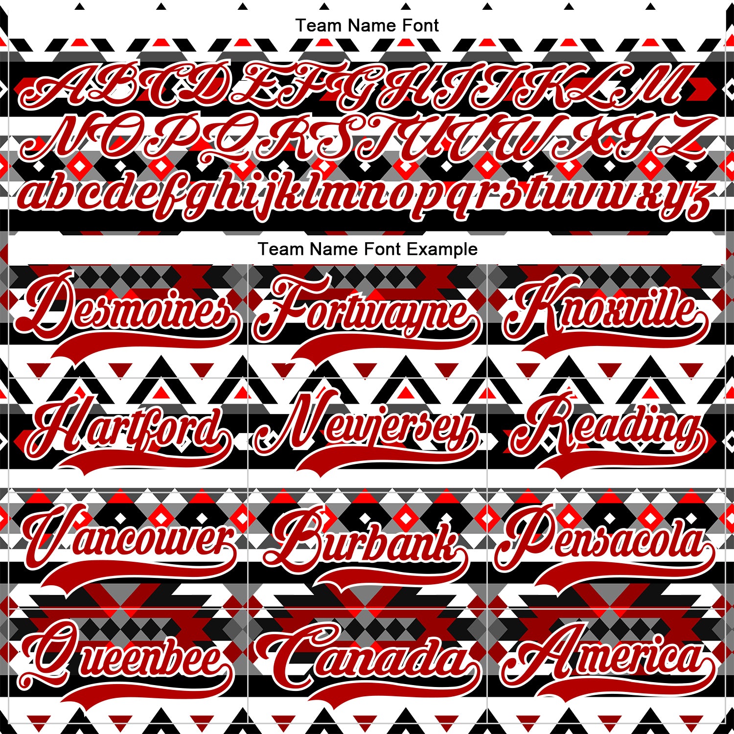 Custom Red Black-White 3D Pattern Native Americans Tribal Indigenous People Hockey Lace Neck Jersey