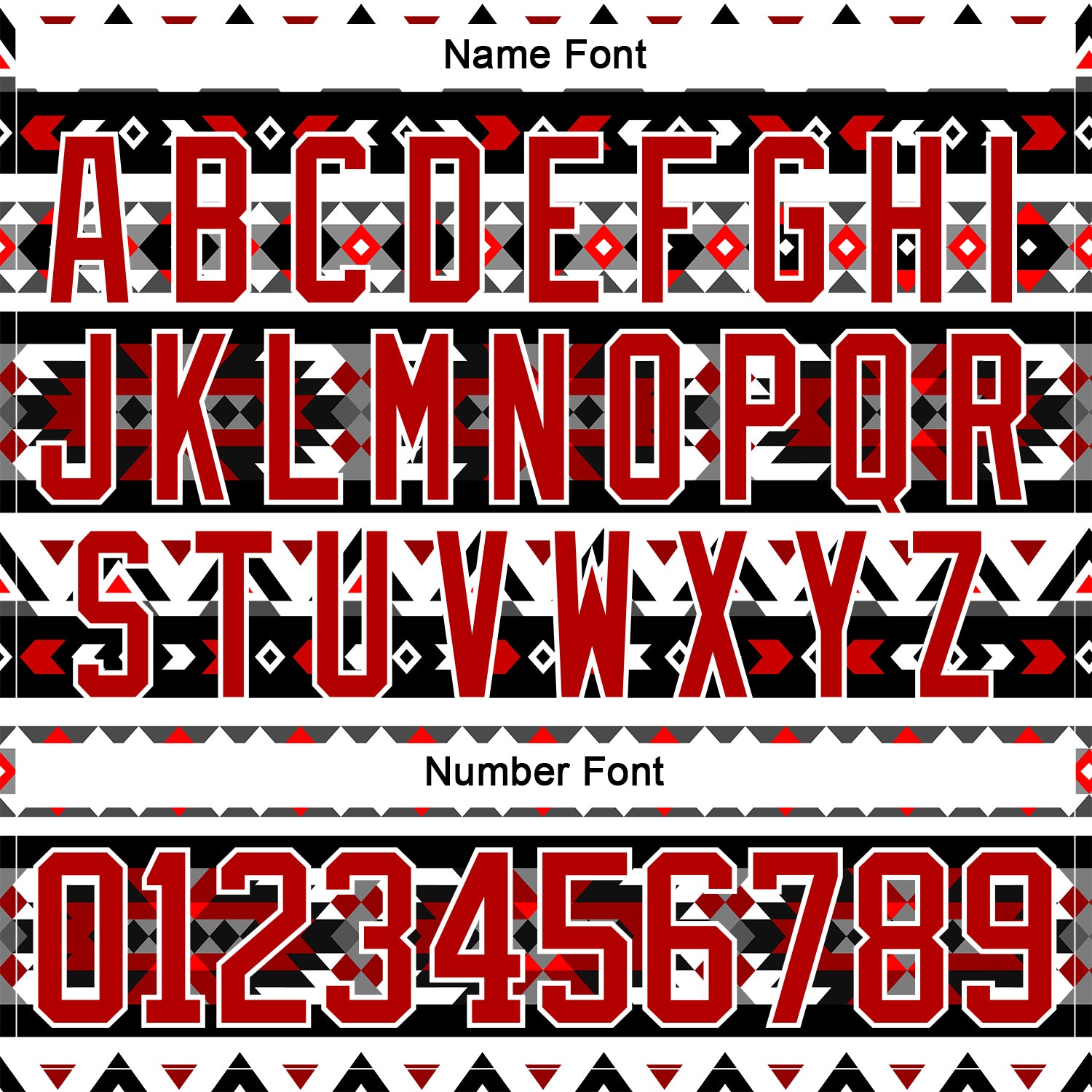 Custom Red Black-White 3D Pattern Native Americans Tribal Indigenous People Hockey Lace Neck Jersey