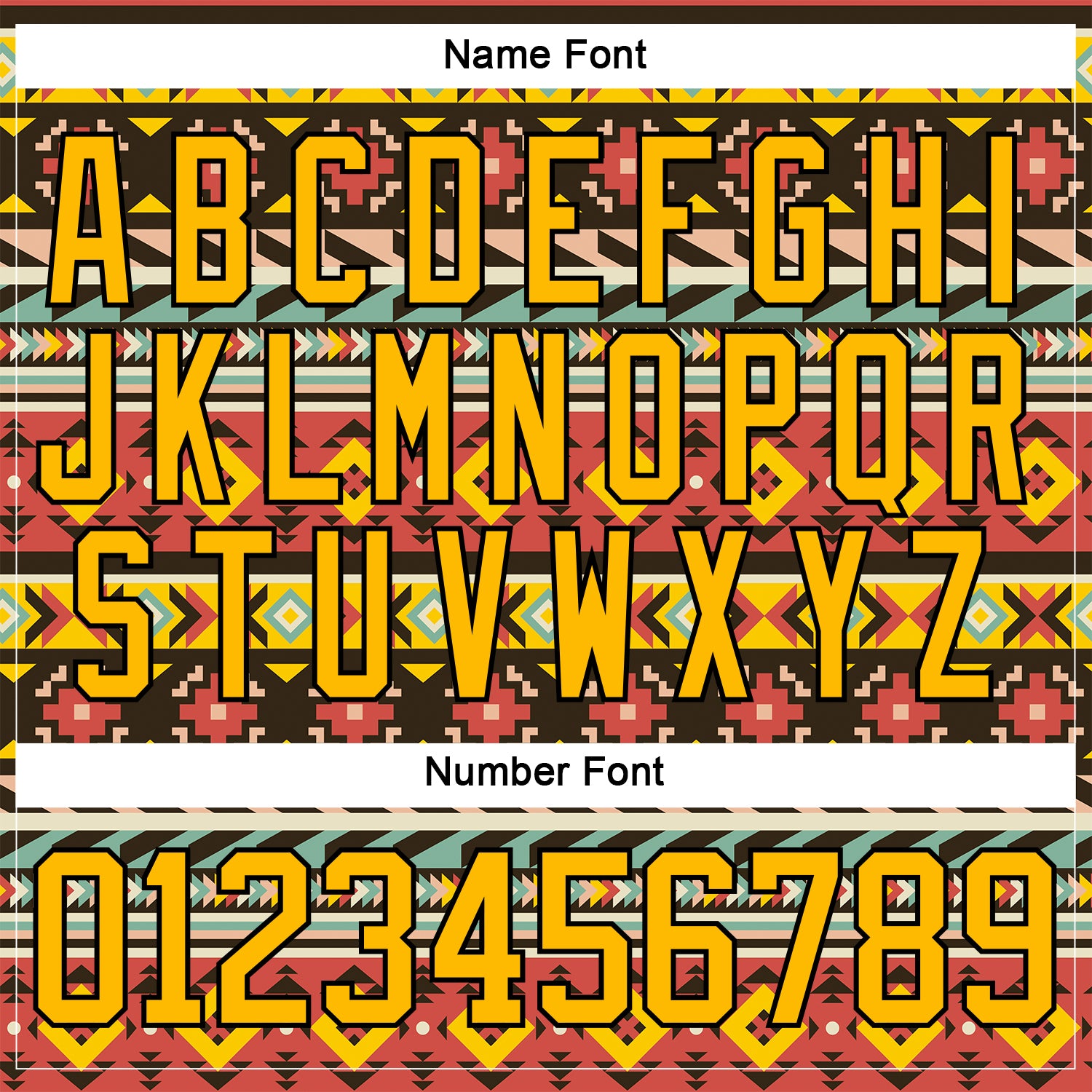 Custom Gold Black 3D Pattern Native Americans Tribal Indigenous People Hockey Lace Neck Jersey