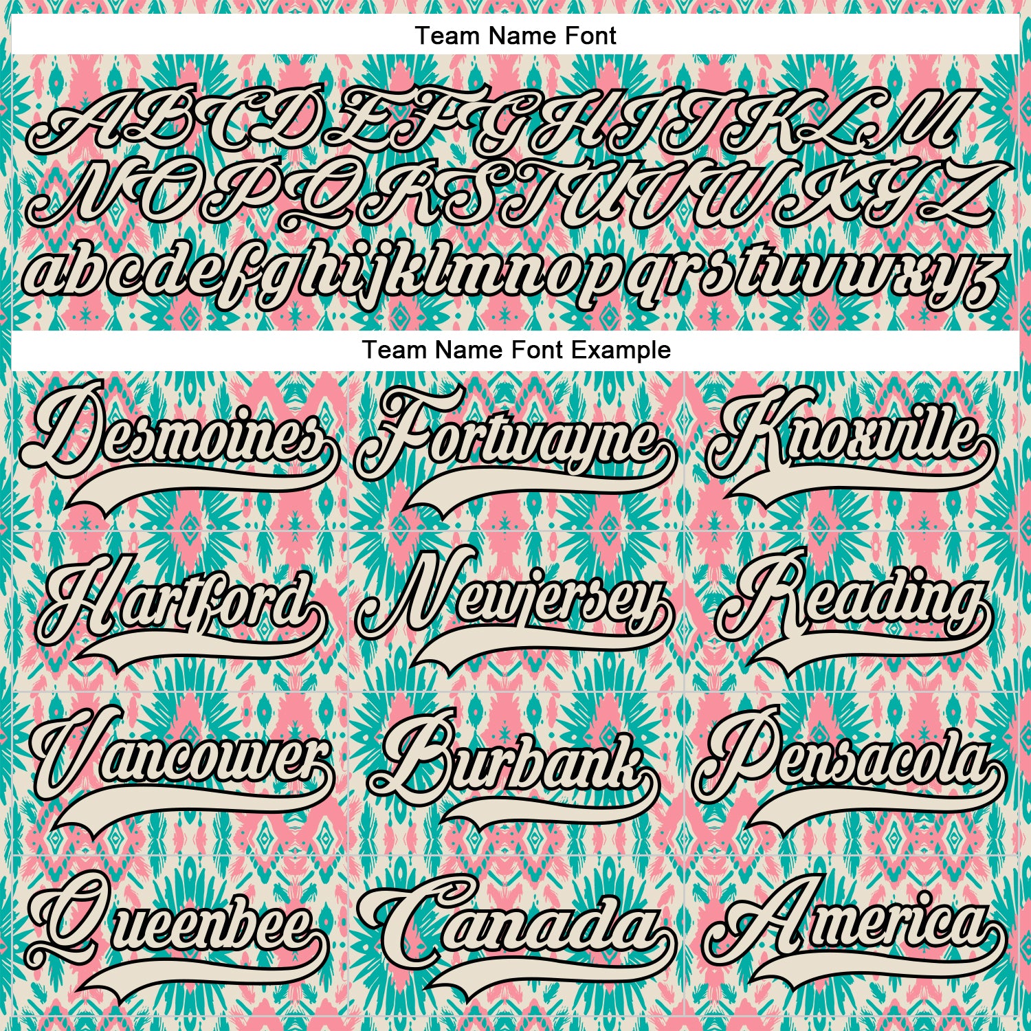 Custom Cream Green Black-Medium Pink 3D Pattern Native Americans Tribal Indigenous People Hockey Lace Neck Jersey