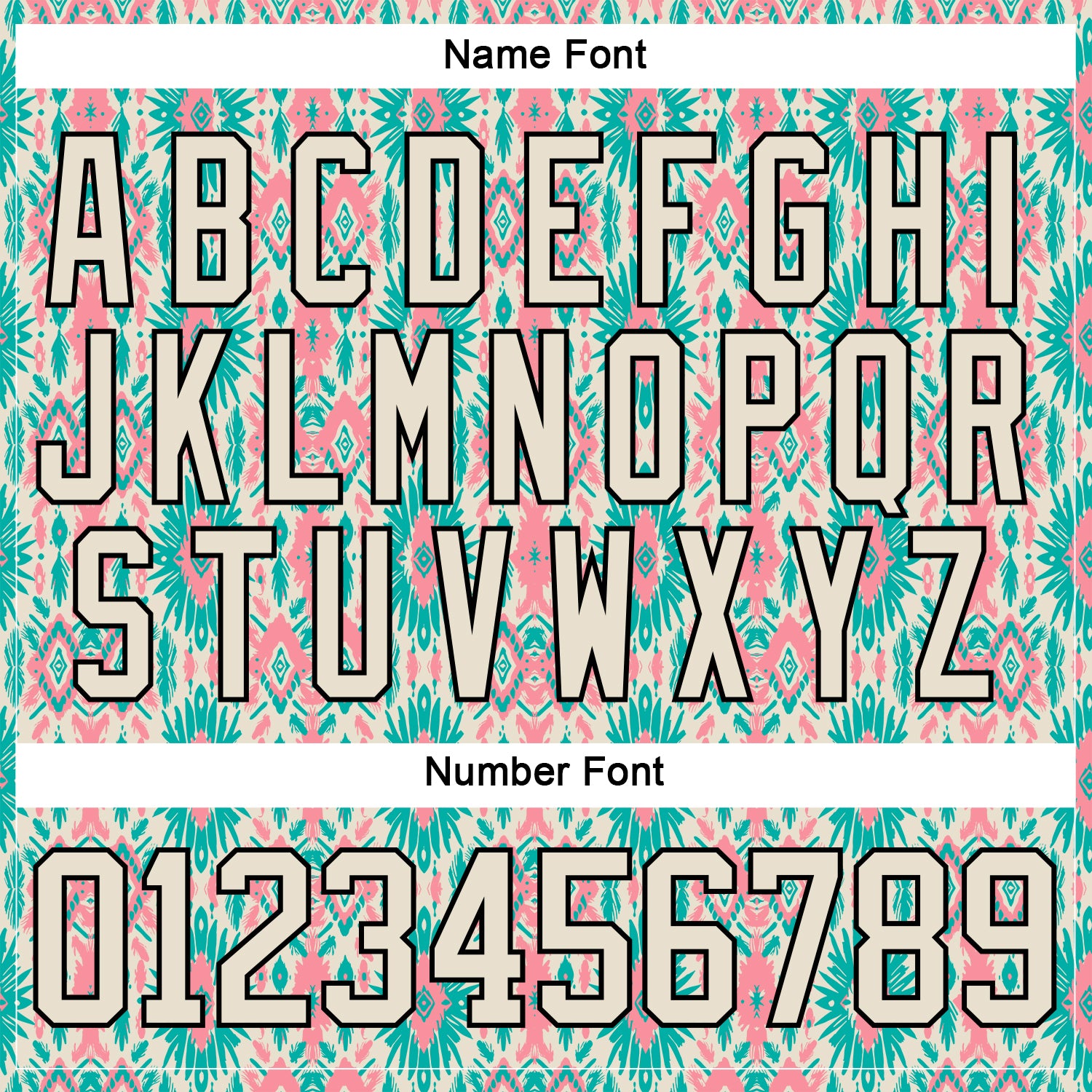 Custom Cream Green Black-Medium Pink 3D Pattern Native Americans Tribal Indigenous People Hockey Lace Neck Jersey