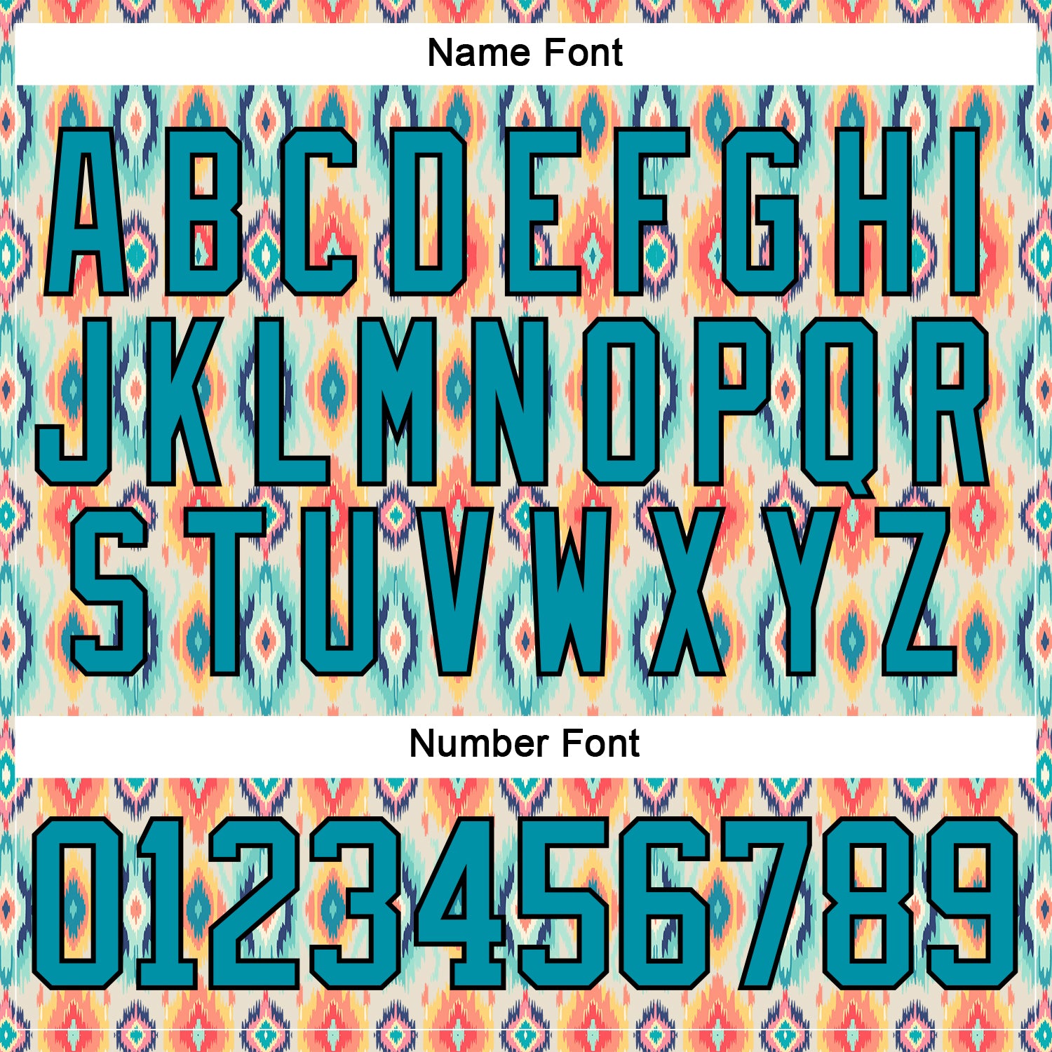 Custom Cream Teal Orange-Black 3D Pattern Native Americans Tribal Indigenous People Hockey Lace Neck Jersey