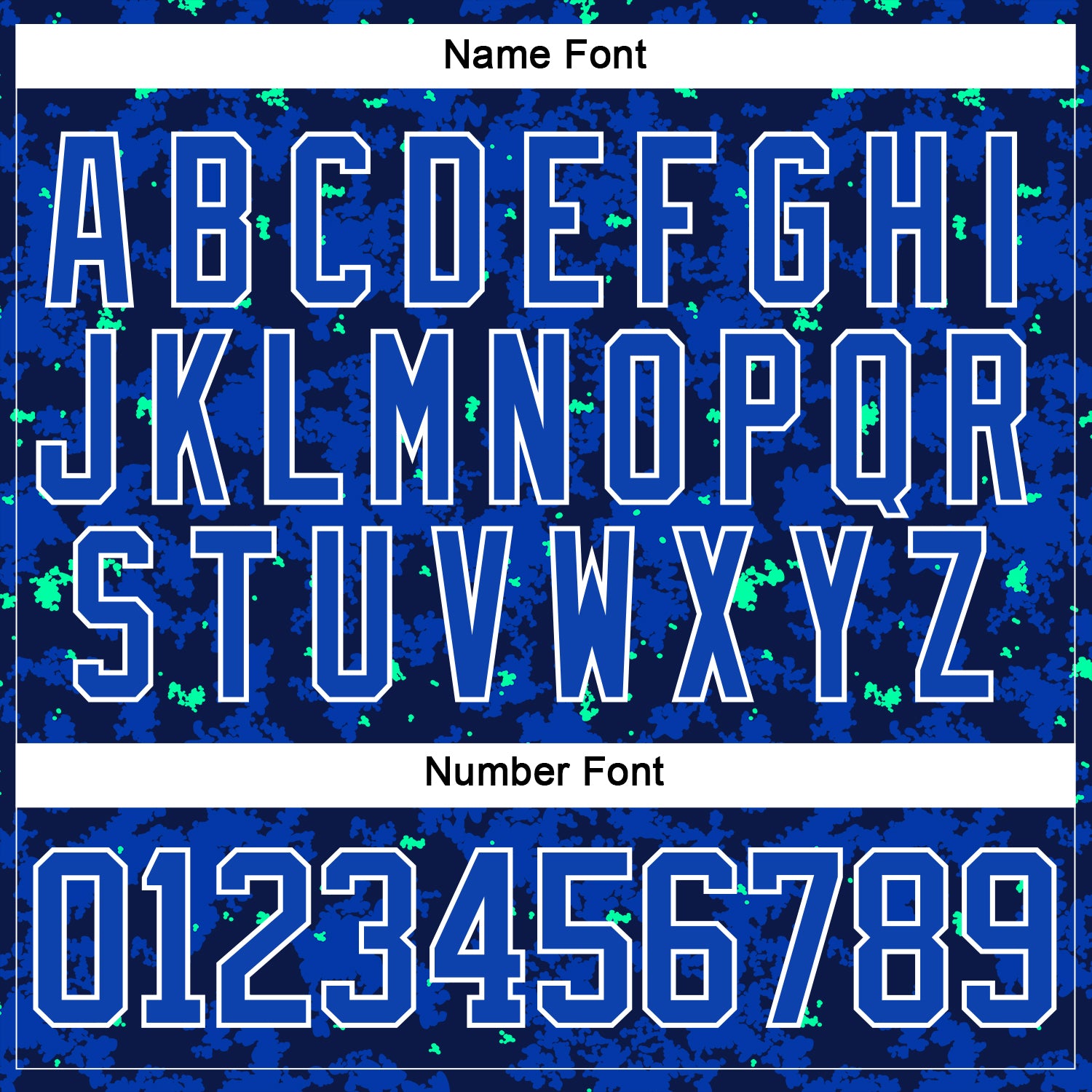 Custom Camo Thunder Blue Navy Green-White 3D Camouflage Flame Hockey Lace Neck Jersey