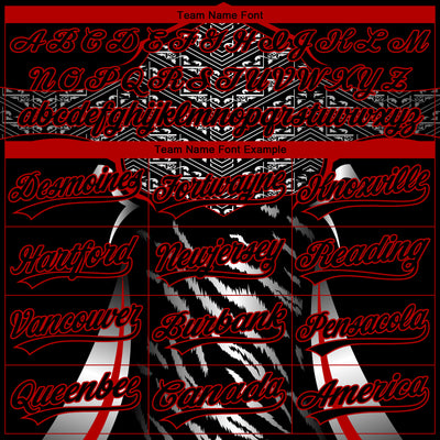 Custom Stitched Black Red-White E-sports Pattern Pullover Sweatshirt Hoodie