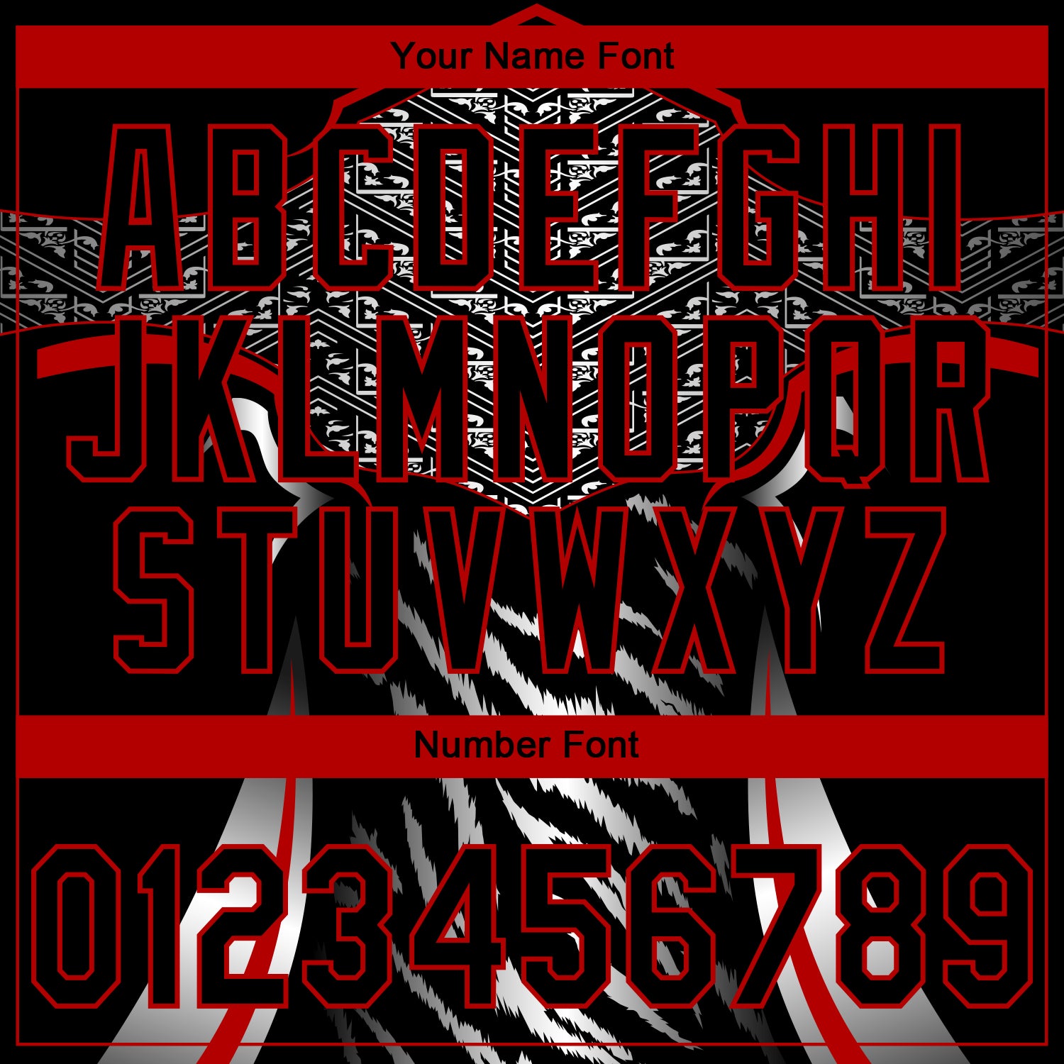 Custom Stitched Black Red-White E-sports Pattern Pullover Sweatshirt Hoodie