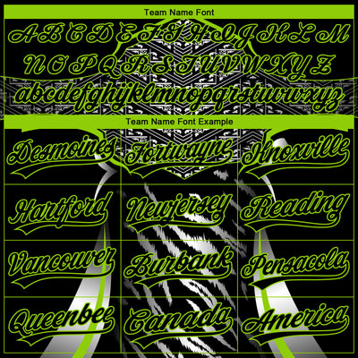 Custom Stitched Black Neon Green-White E-sports Pattern Pullover Sweatshirt Hoodie