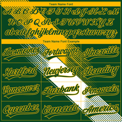 Custom Stitched Green Gold-White E-sports Pattern Pullover Sweatshirt Hoodie