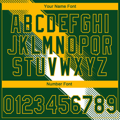 Custom Stitched Green Gold-White E-sports Pattern Pullover Sweatshirt Hoodie