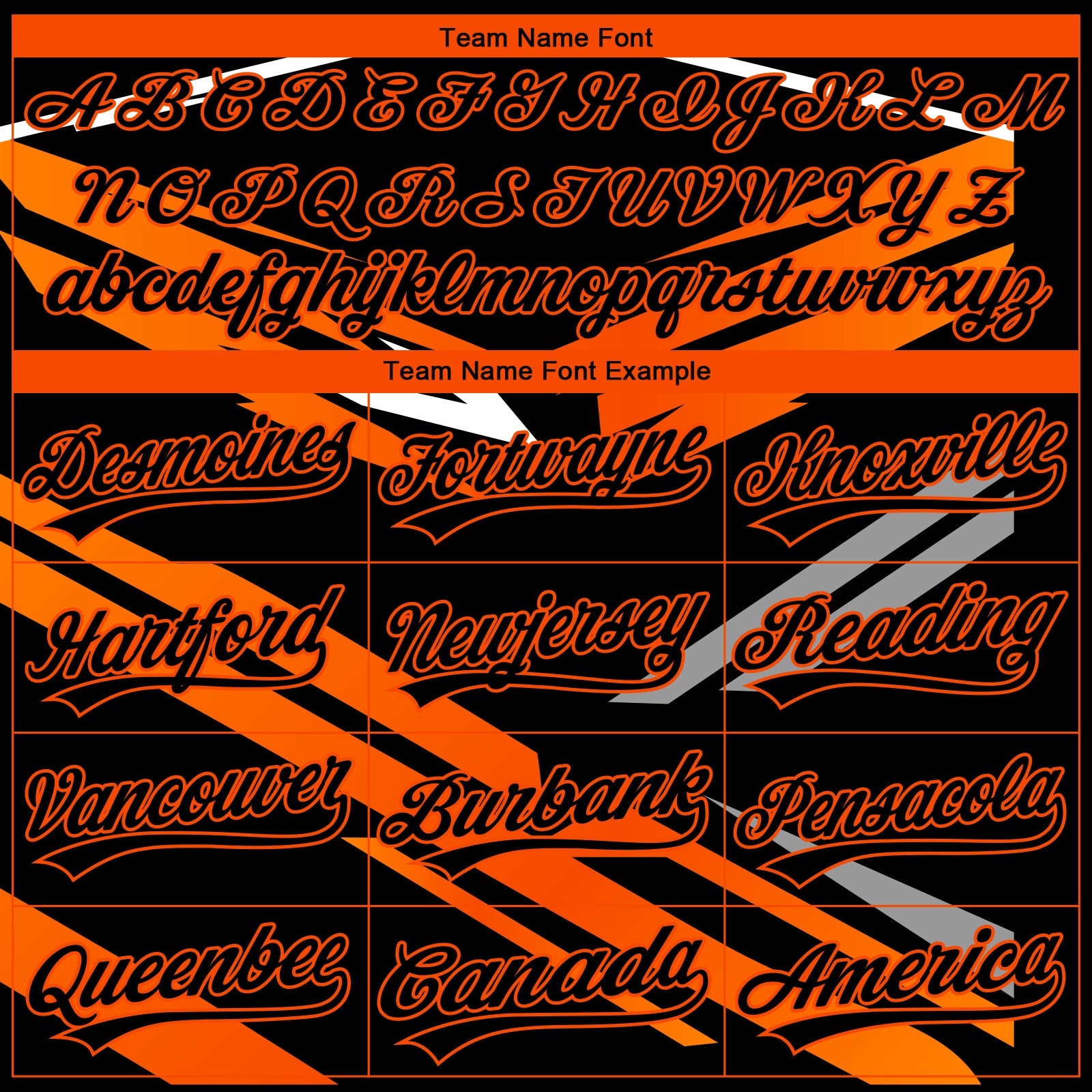 Custom Stitched Black Orange-White E-sports Pattern Pullover Sweatshirt Hoodie