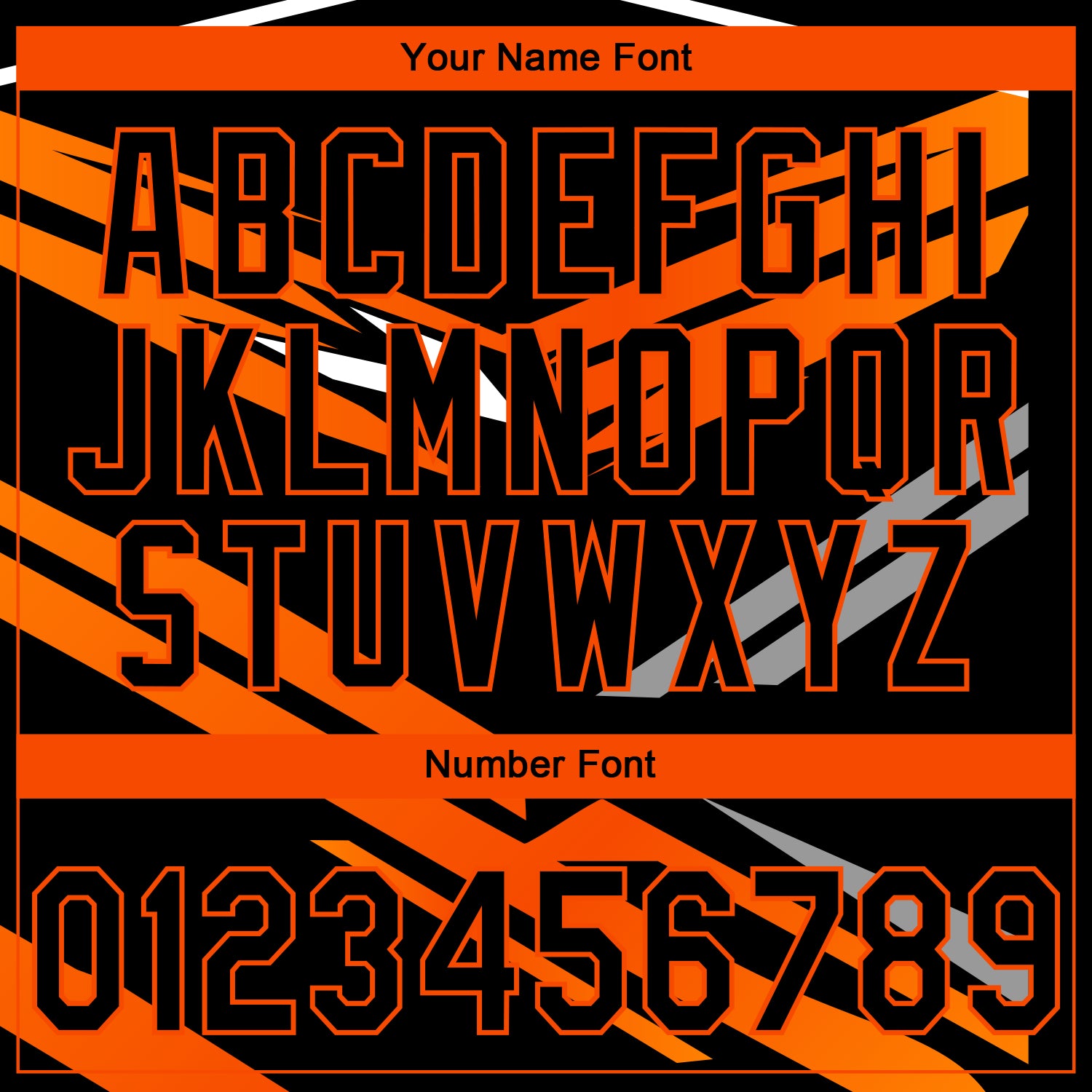 Custom Stitched Black Orange-White E-sports Pattern Pullover Sweatshirt Hoodie