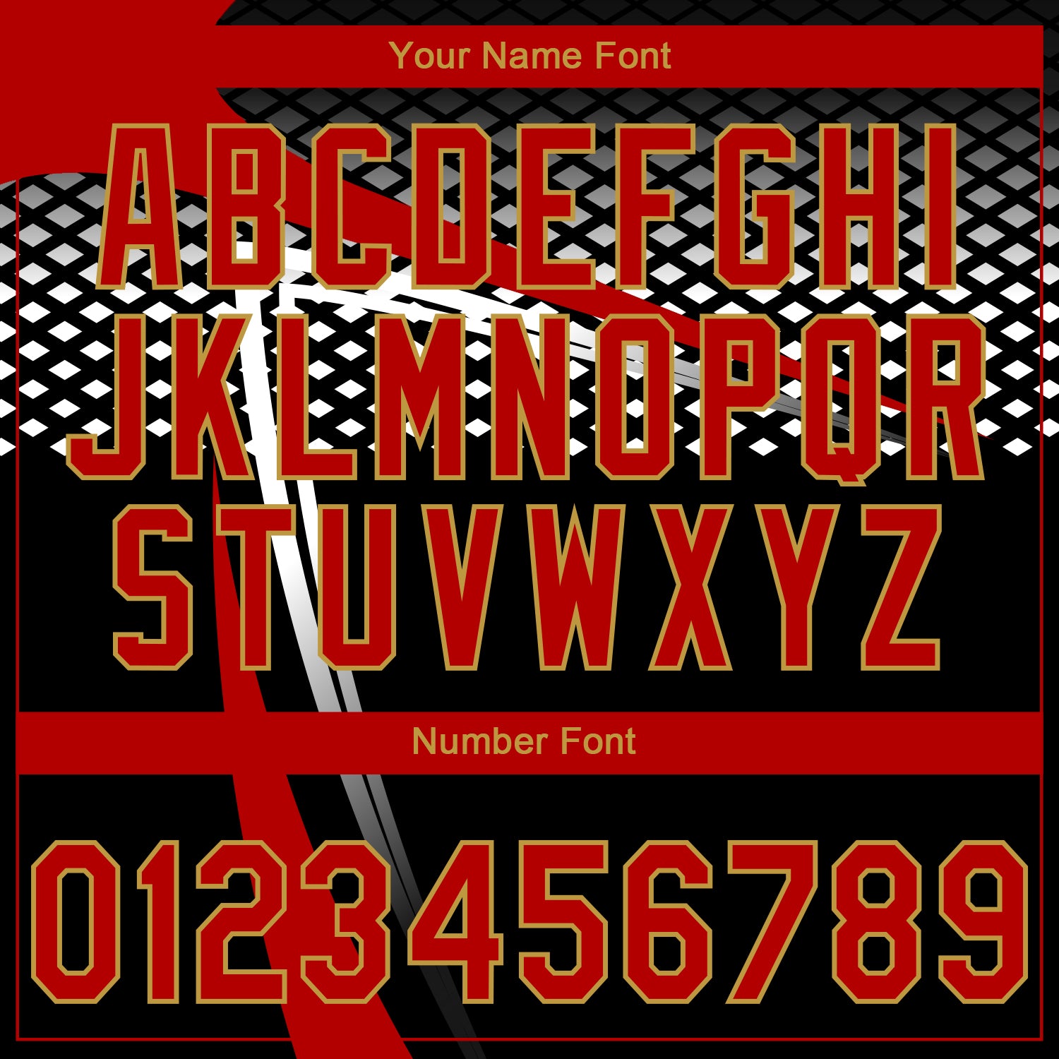 Custom Stitched Red Black Old Gold-White E-sports Pattern Pullover Sweatshirt Hoodie