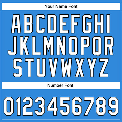 Custom Stitched Powder Blue White-Black E-sports Pattern Pullover Sweatshirt Hoodie