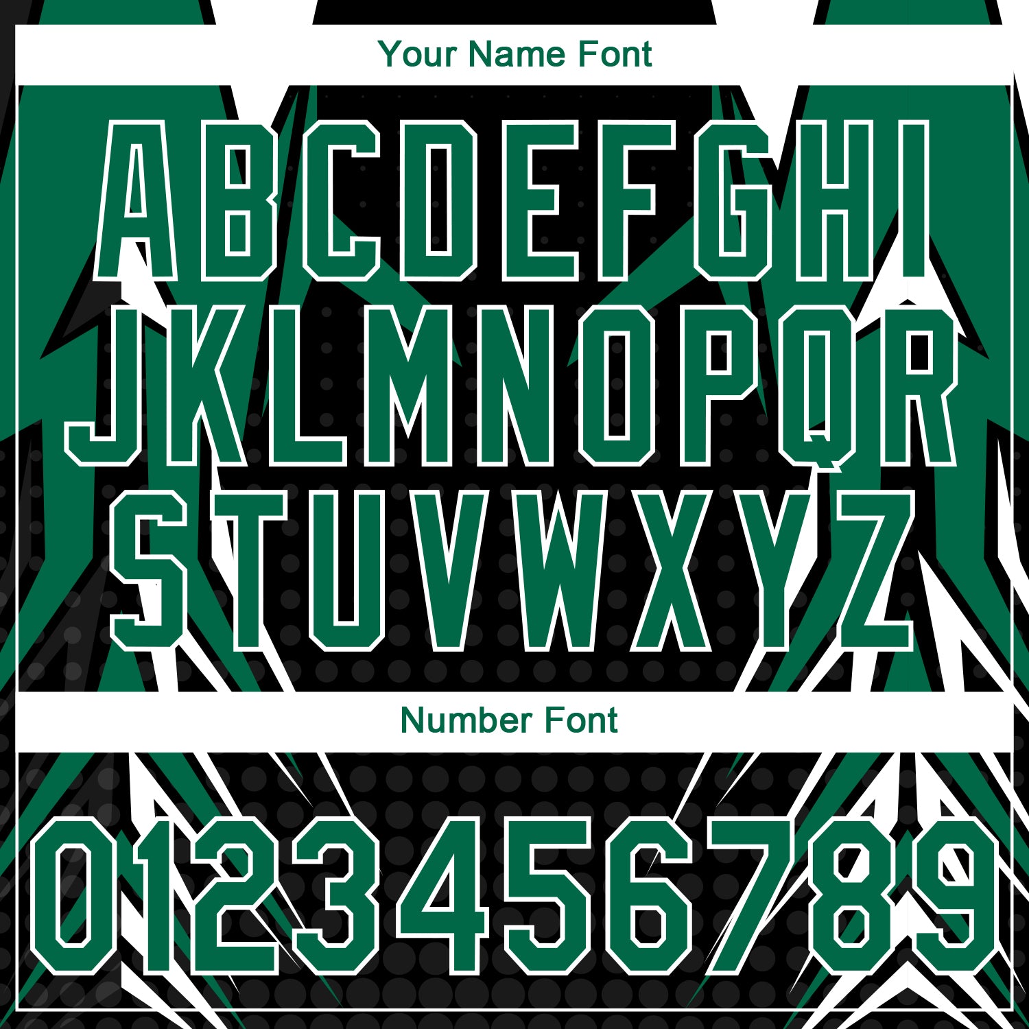 Custom Stitched Kelly Green Black-White E-sports Pattern Pullover Sweatshirt Hoodie