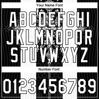 Custom Stitched Black White Retro Medieval Pullover Sweatshirt Hoodie