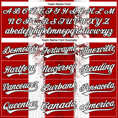 Custom Stitched Red White-Black Retro Medieval Pullover Sweatshirt Hoodie