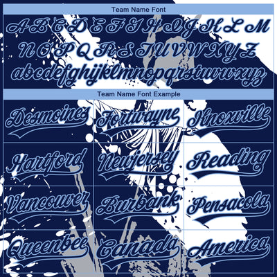 Custom Stitched Navy Light Blue-White Religion Jesus Christ Pullover Sweatshirt Hoodie