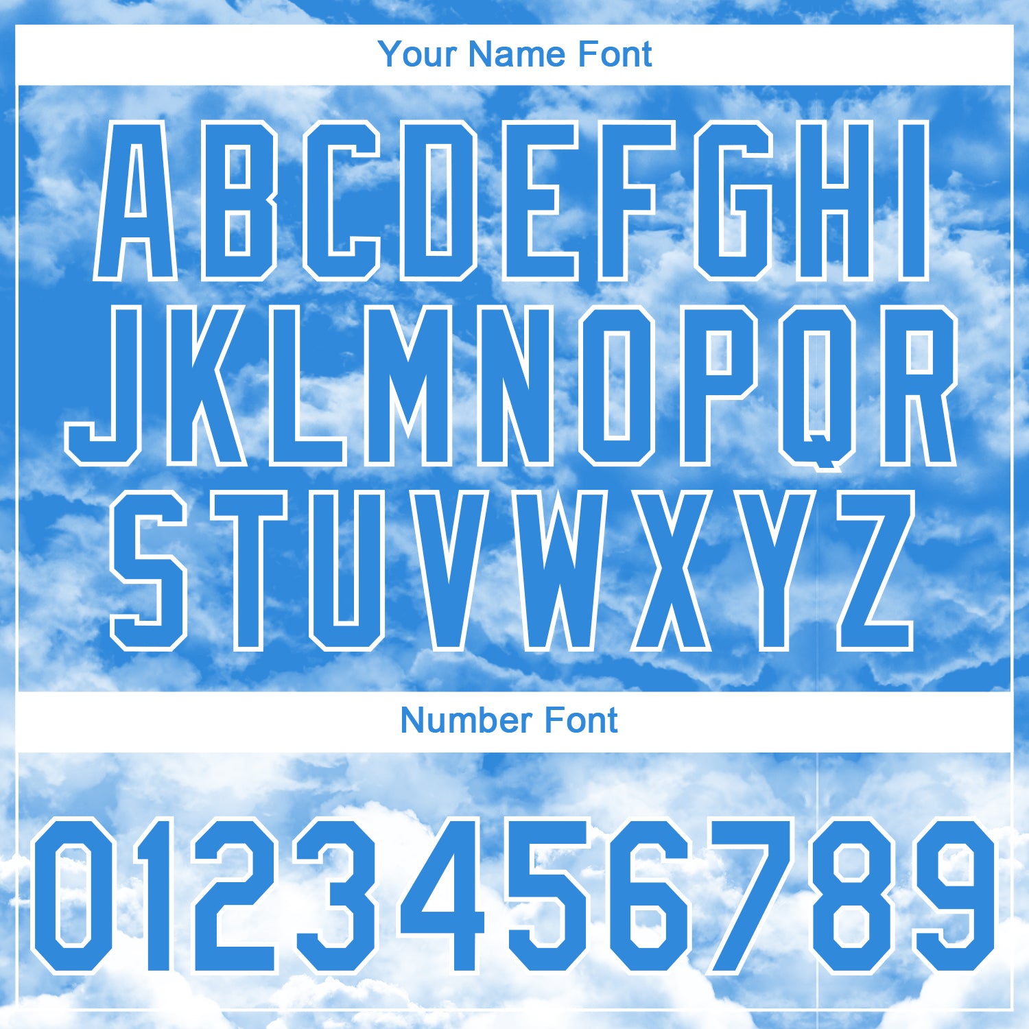 Custom Stitched Powder Blue White Religion The Virgin Mary Pullover Sweatshirt Hoodie