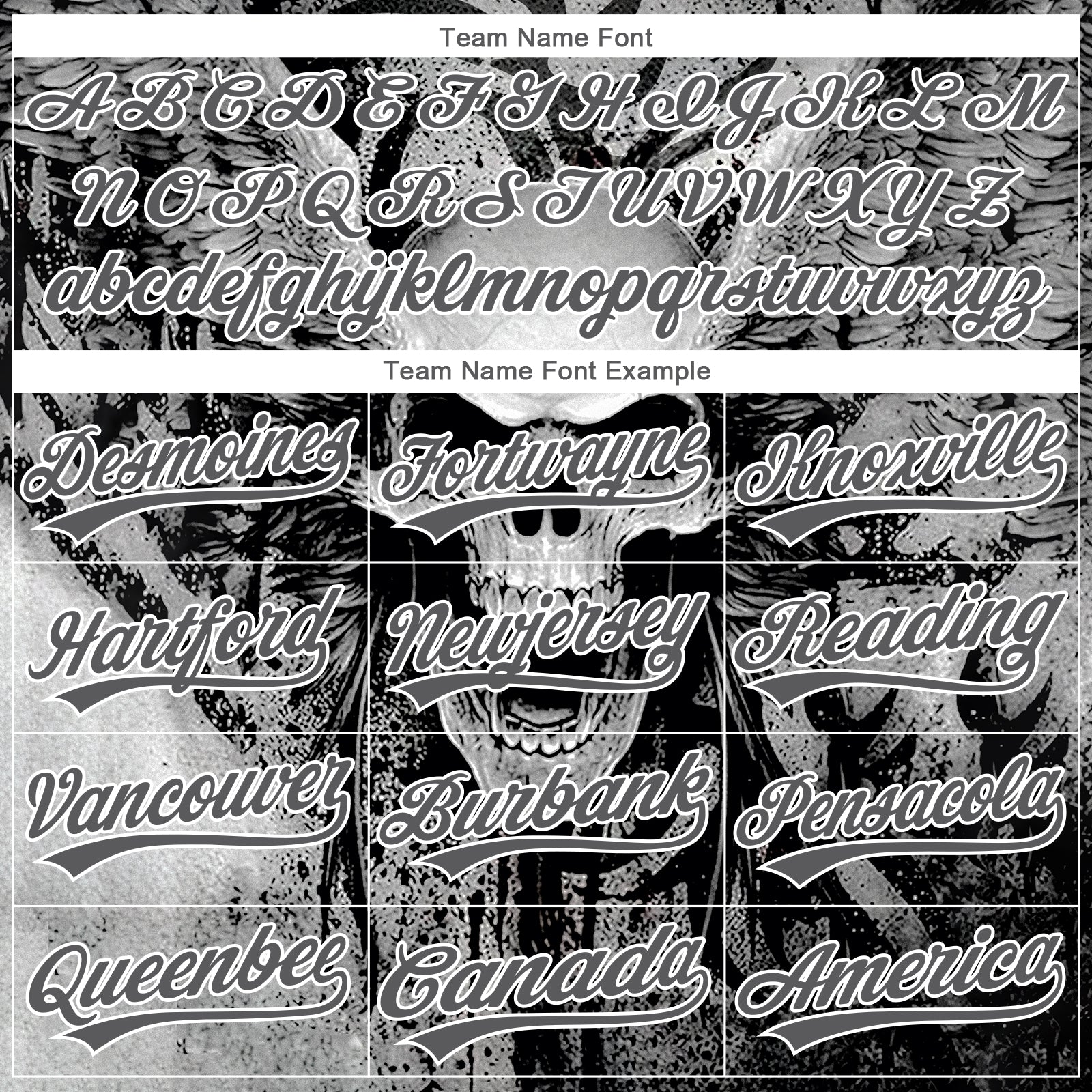 Custom Stitched Steel Gray Black-White Skull Pattern Pullover Sweatshirt Hoodie